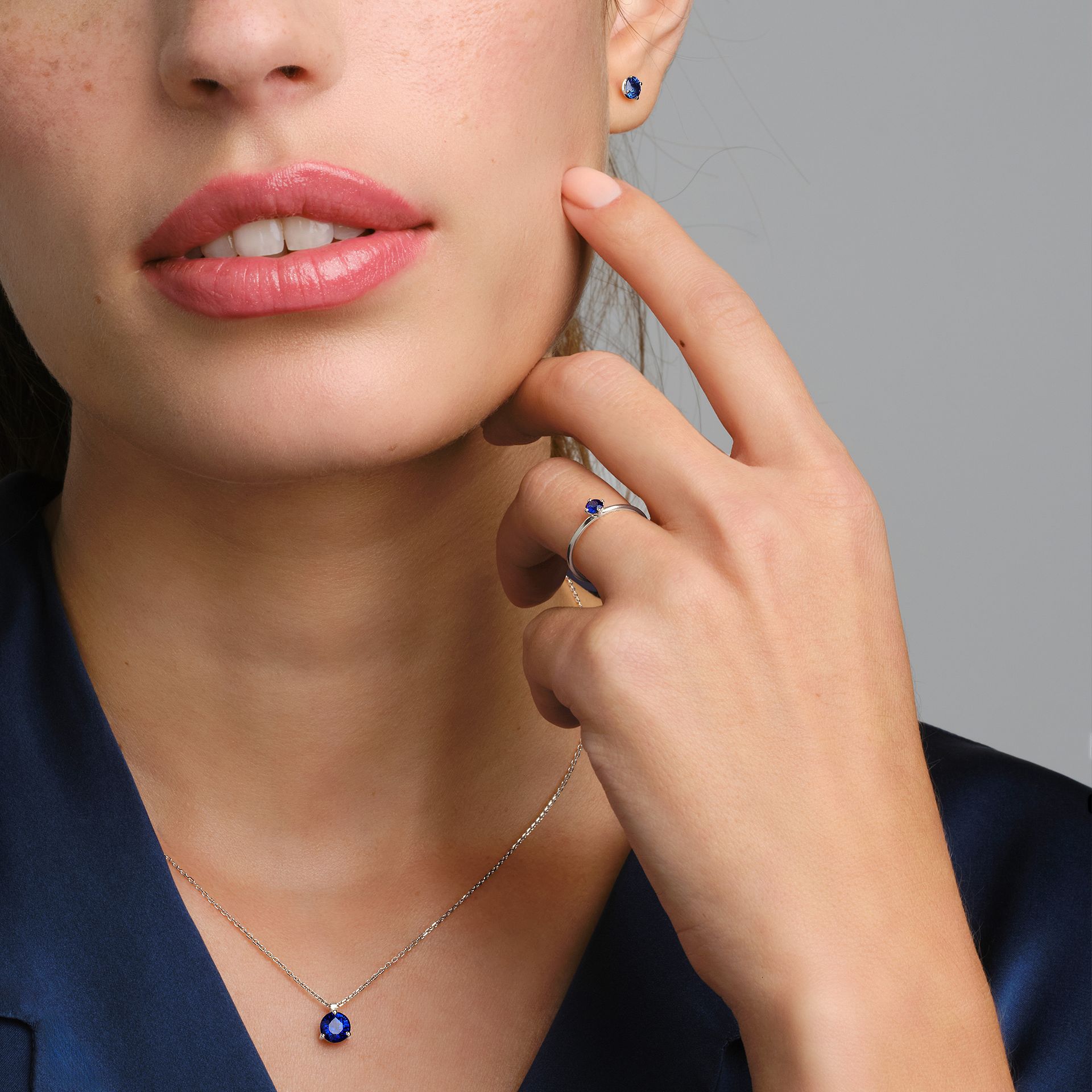 Solitaire Alva Saphir 3.5 mm