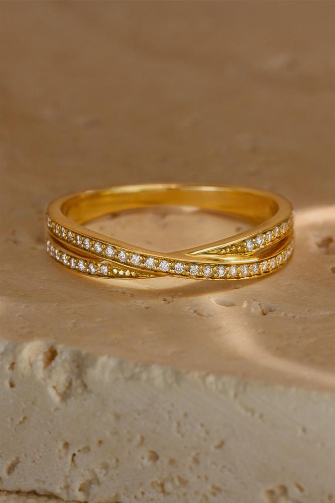Alliances diamant originales de mariage