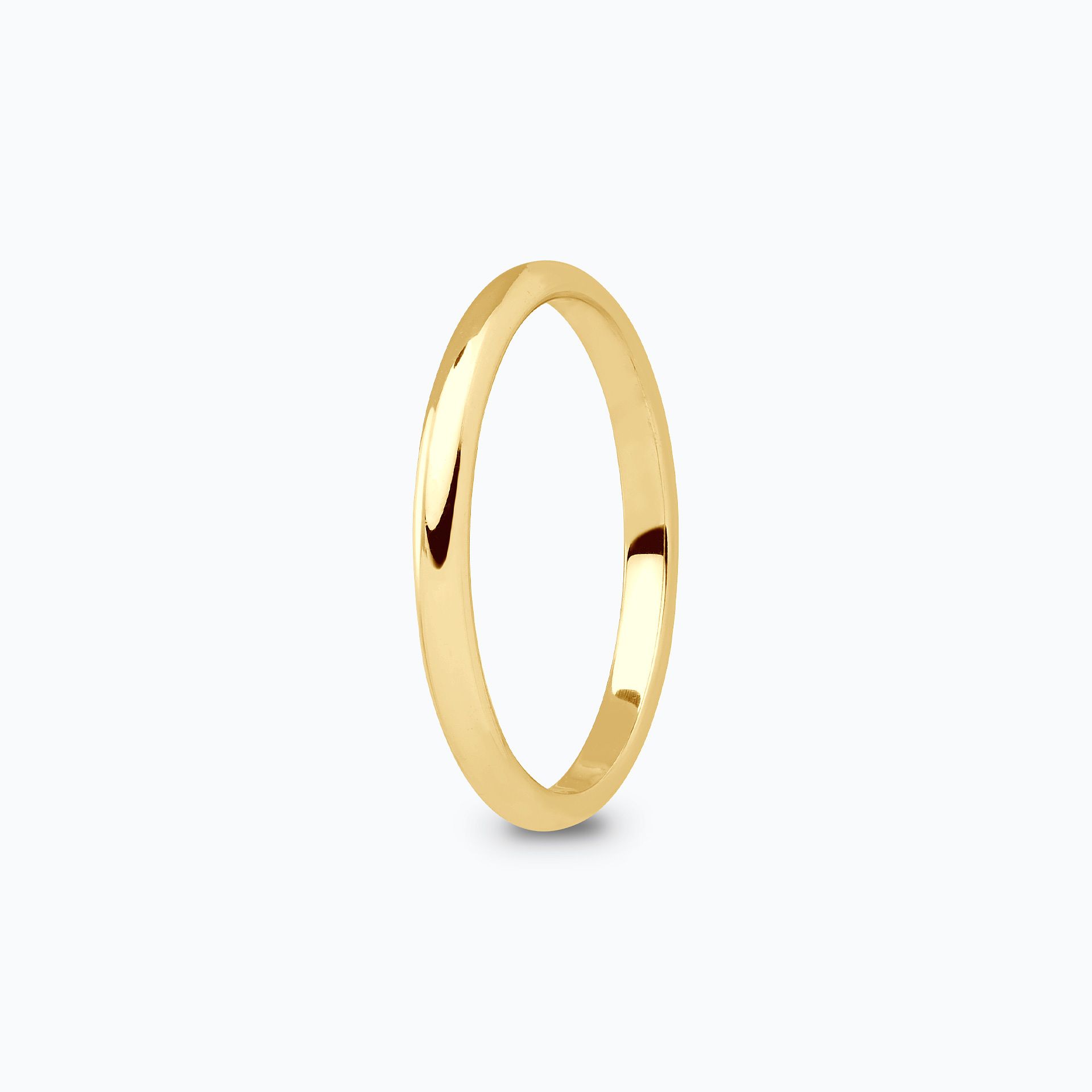 Alliance En Acier Inoxydable Facetée - Largeur 2 Mm - Taille 62 - Vintage Années 50 - Neuf Avec étiquettes