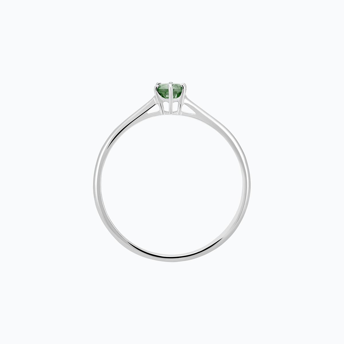 Solitaire Félicia Saphir Vert 3.5 mm