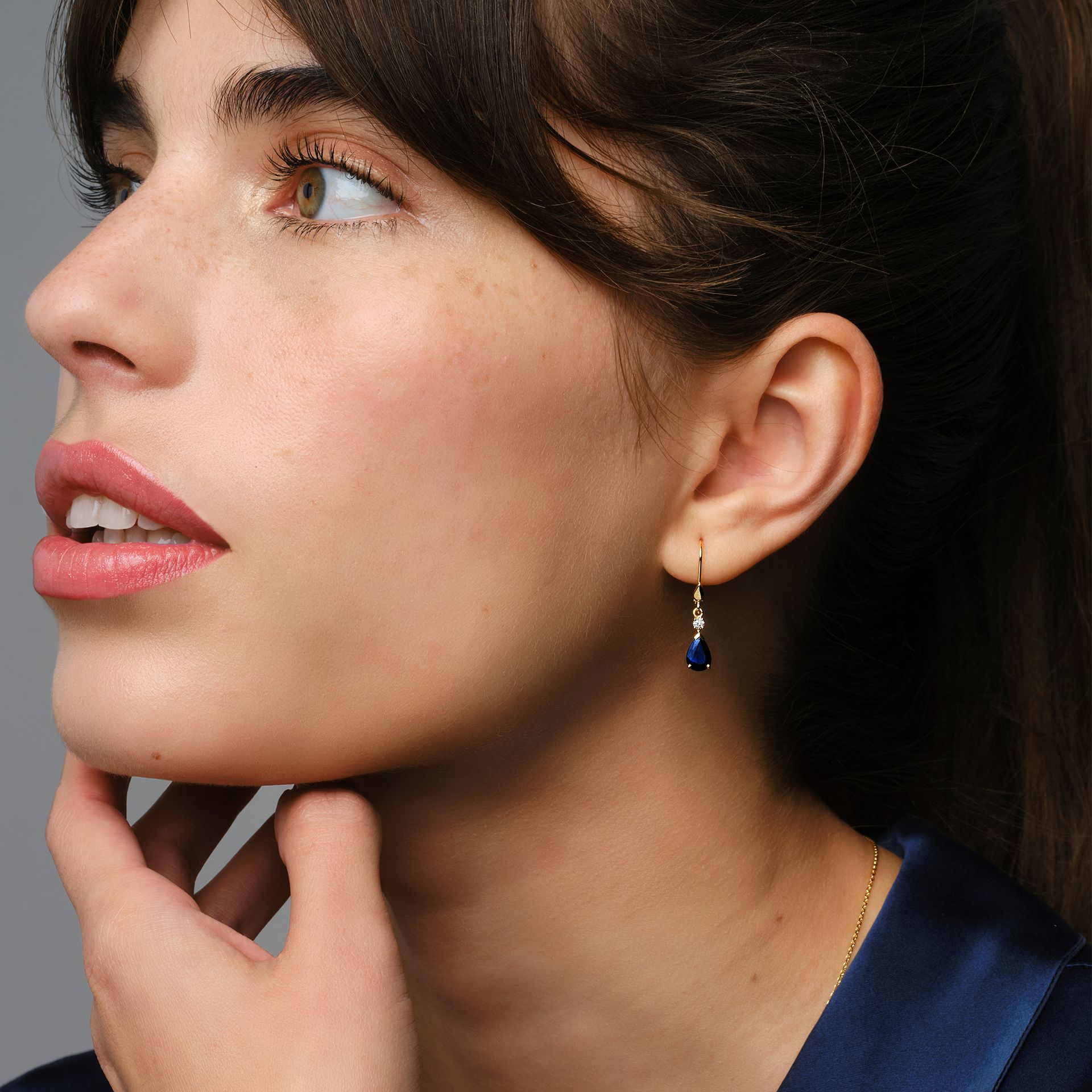 Dormeuses Tosca Saphir