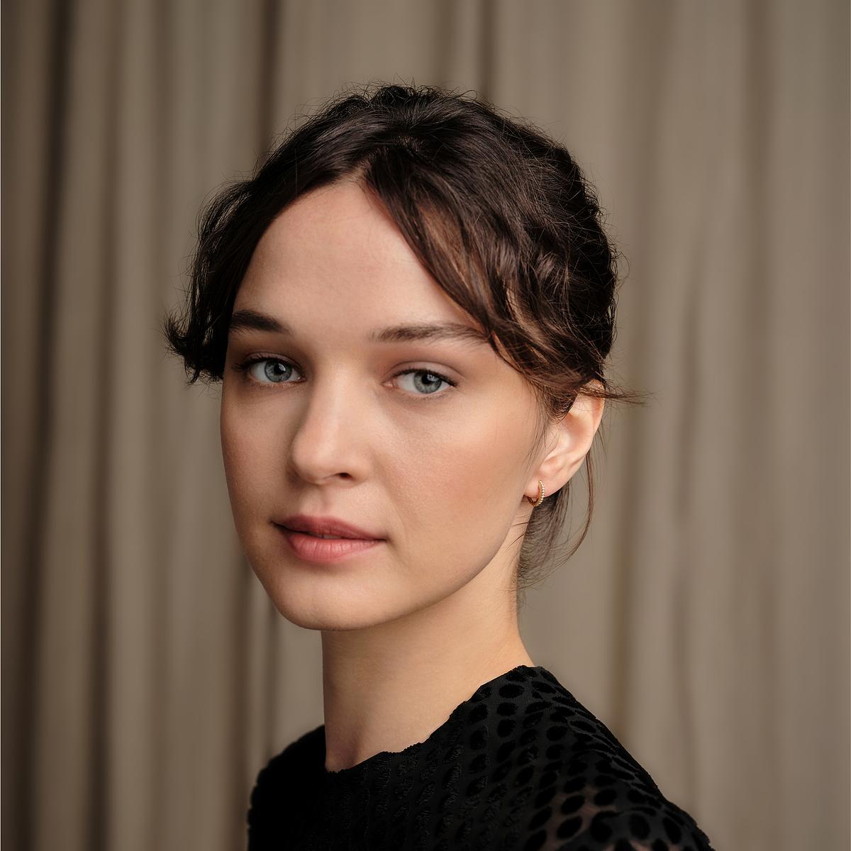 Créoles Lilas Diamant 12 mm