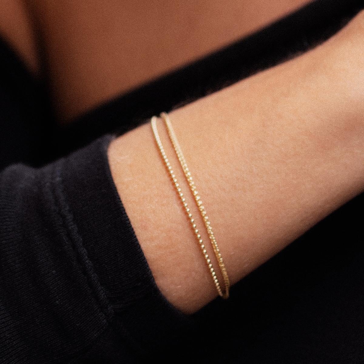 Bracelet 2 Fils d'Or