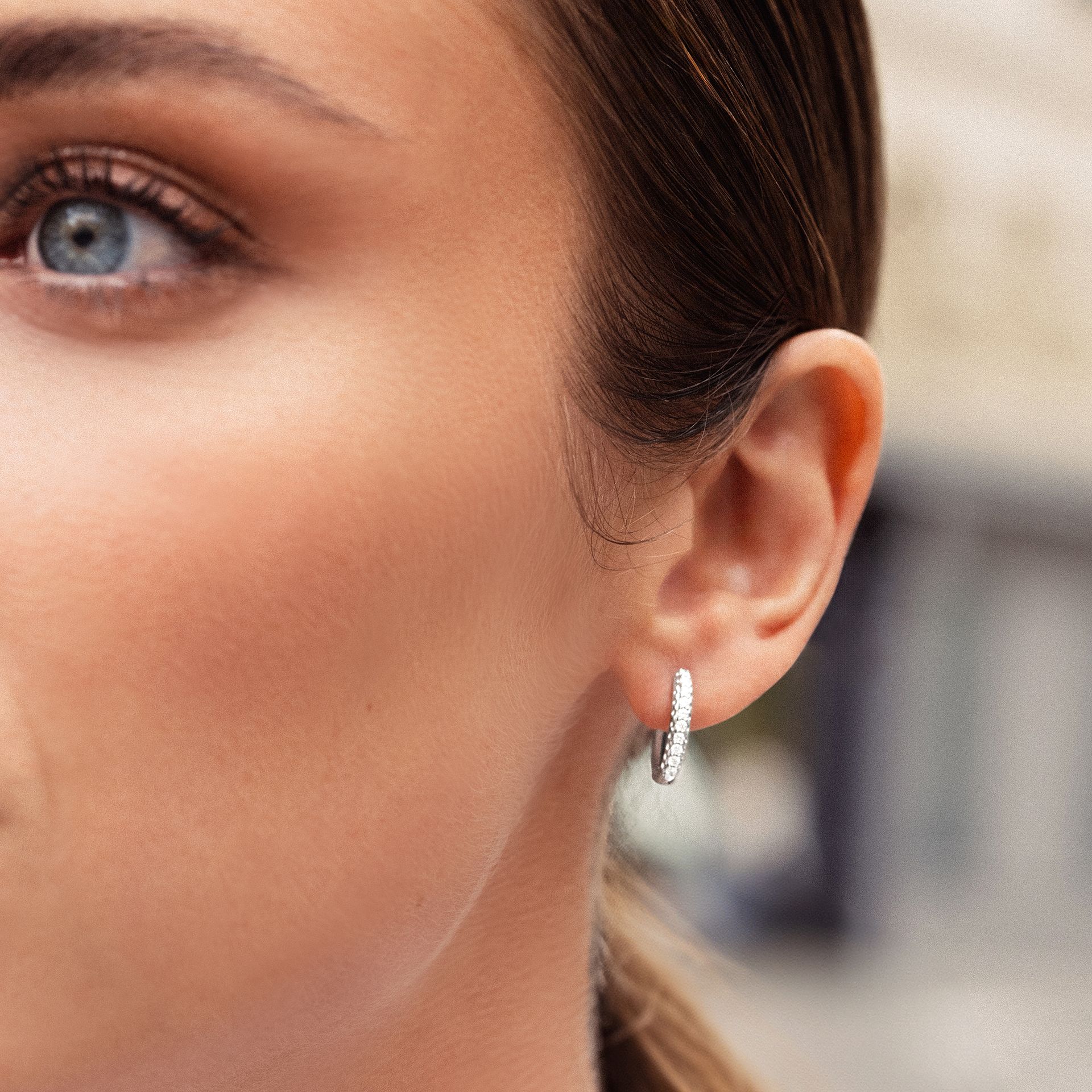 Créoles Indy Diamant 13 mm