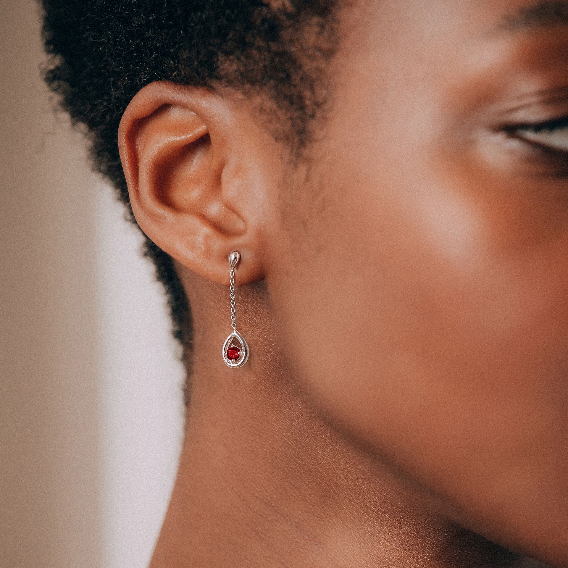 Pendants Jasmin Rubis