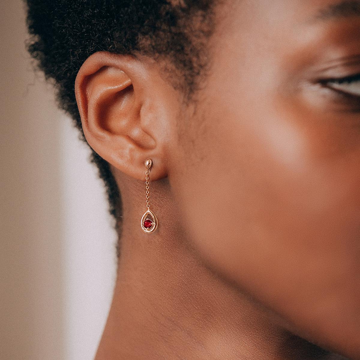 Pendants Jasmin Rubis