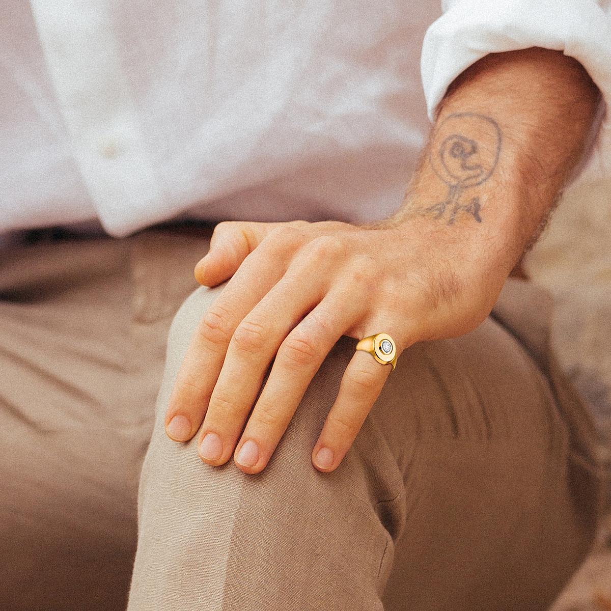 Chevalière Auteuil Diamant