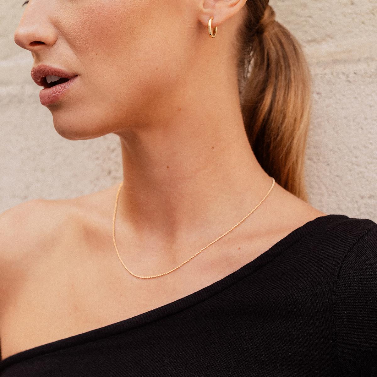 Chaine Boules 1.50 mm 42 cm