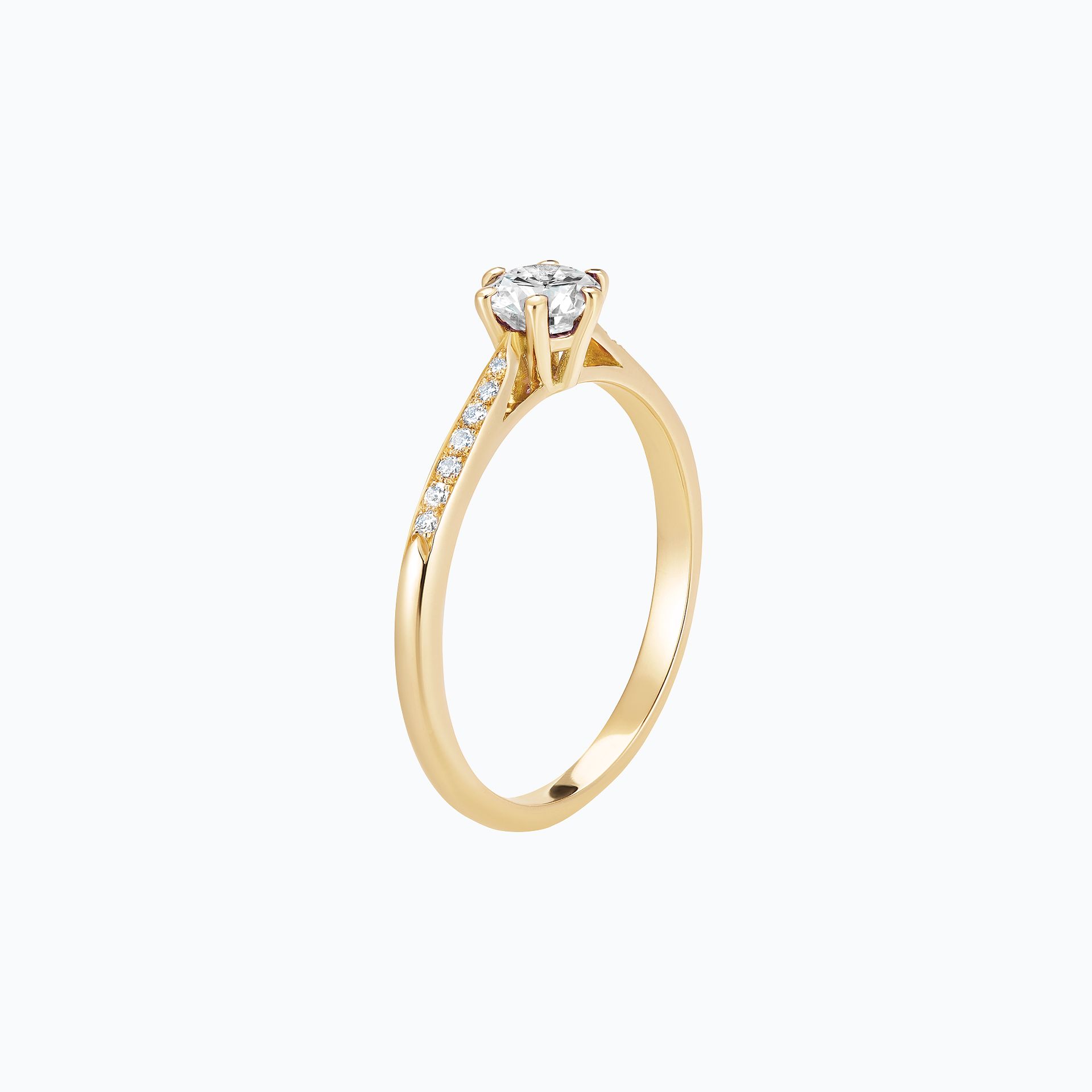 Solitaire Pavé Félicia Diamant