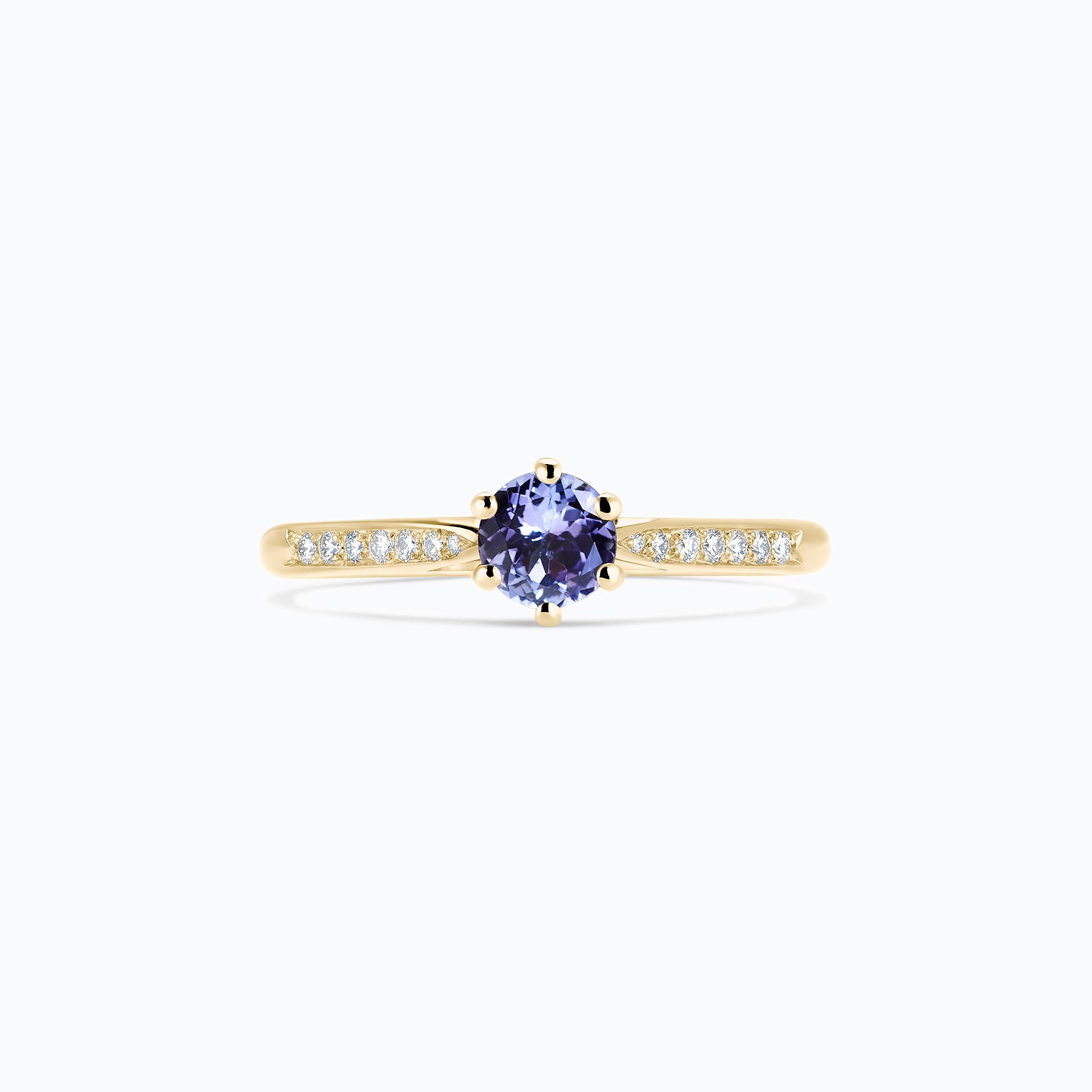Solitaire Pavé Félicia Tanzanite