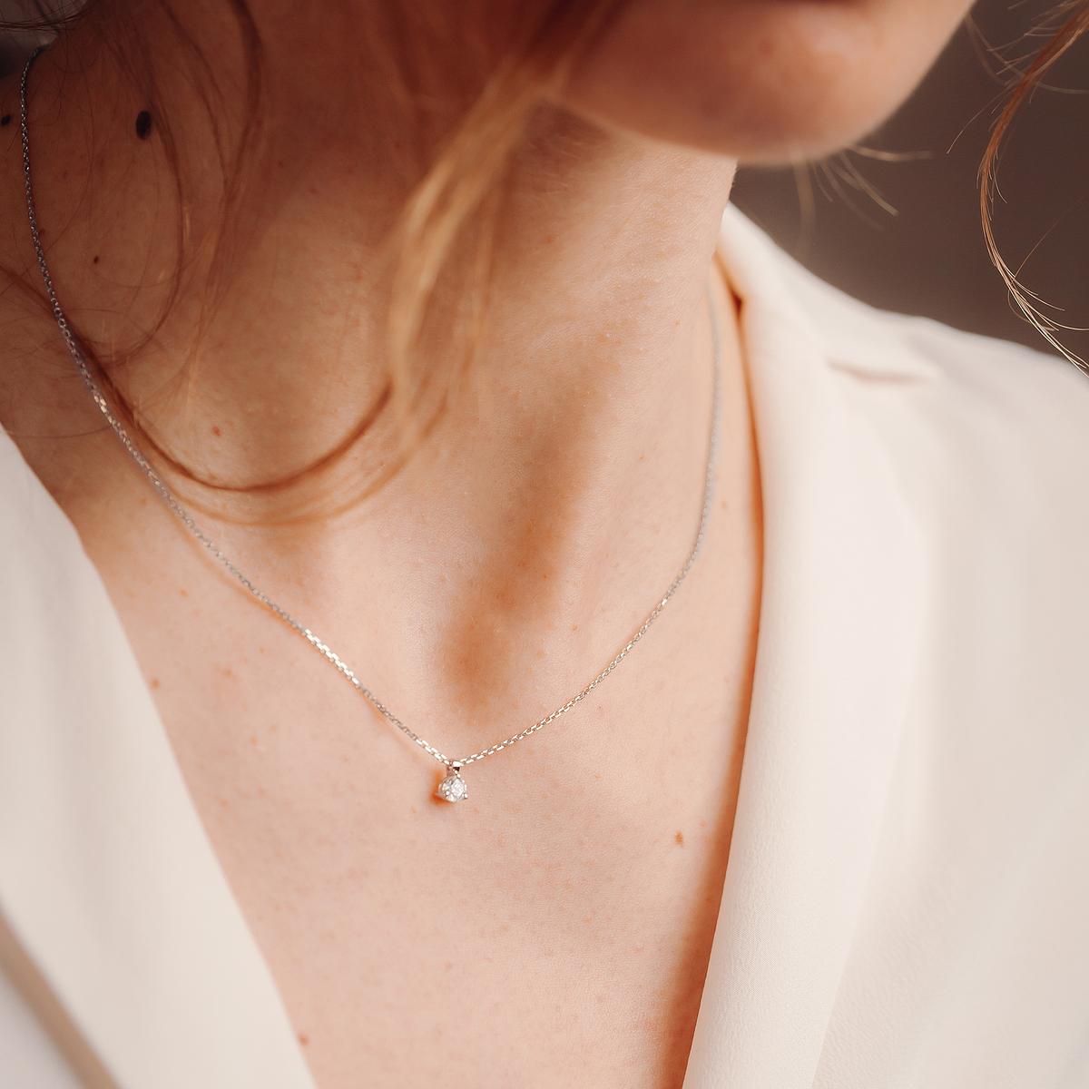 Collier Pyramid 0.20 carat