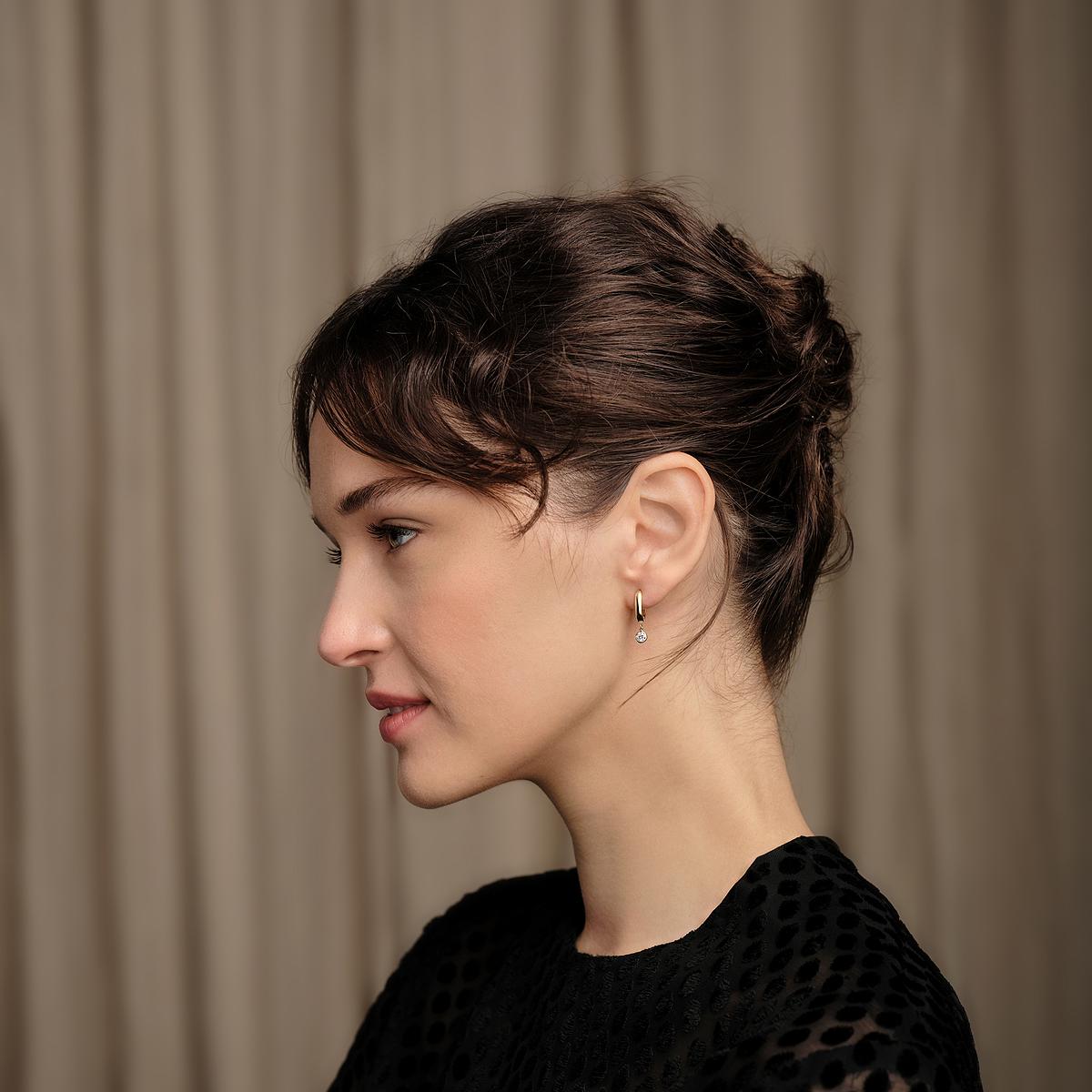 Créoles Yana Hoop Diamant 0.40 carat