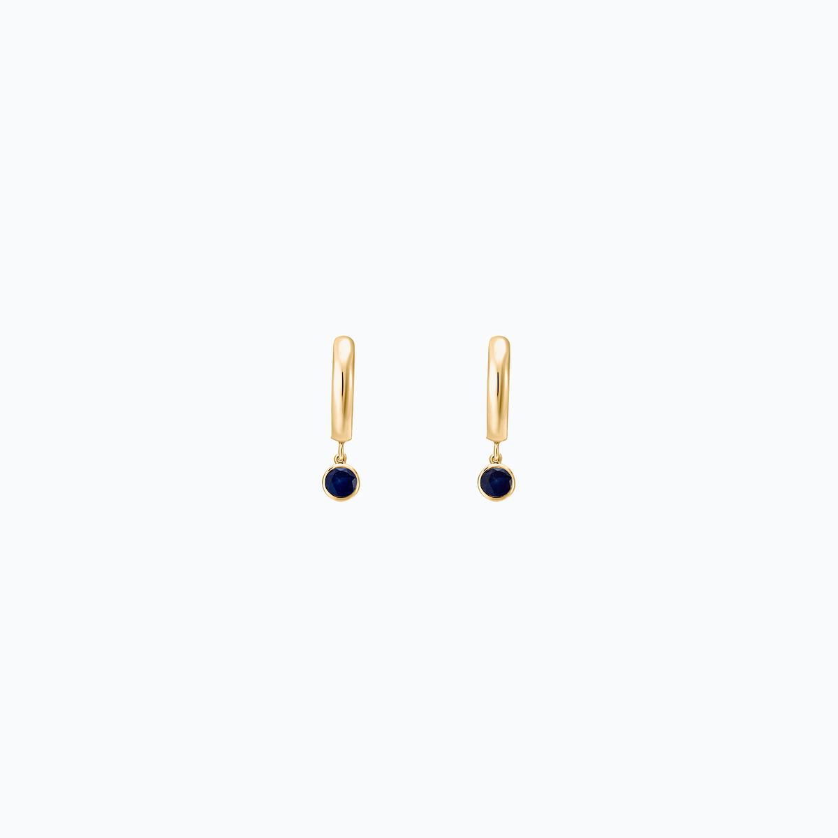 Créoles Yana Hoop Saphir 3.5 mm