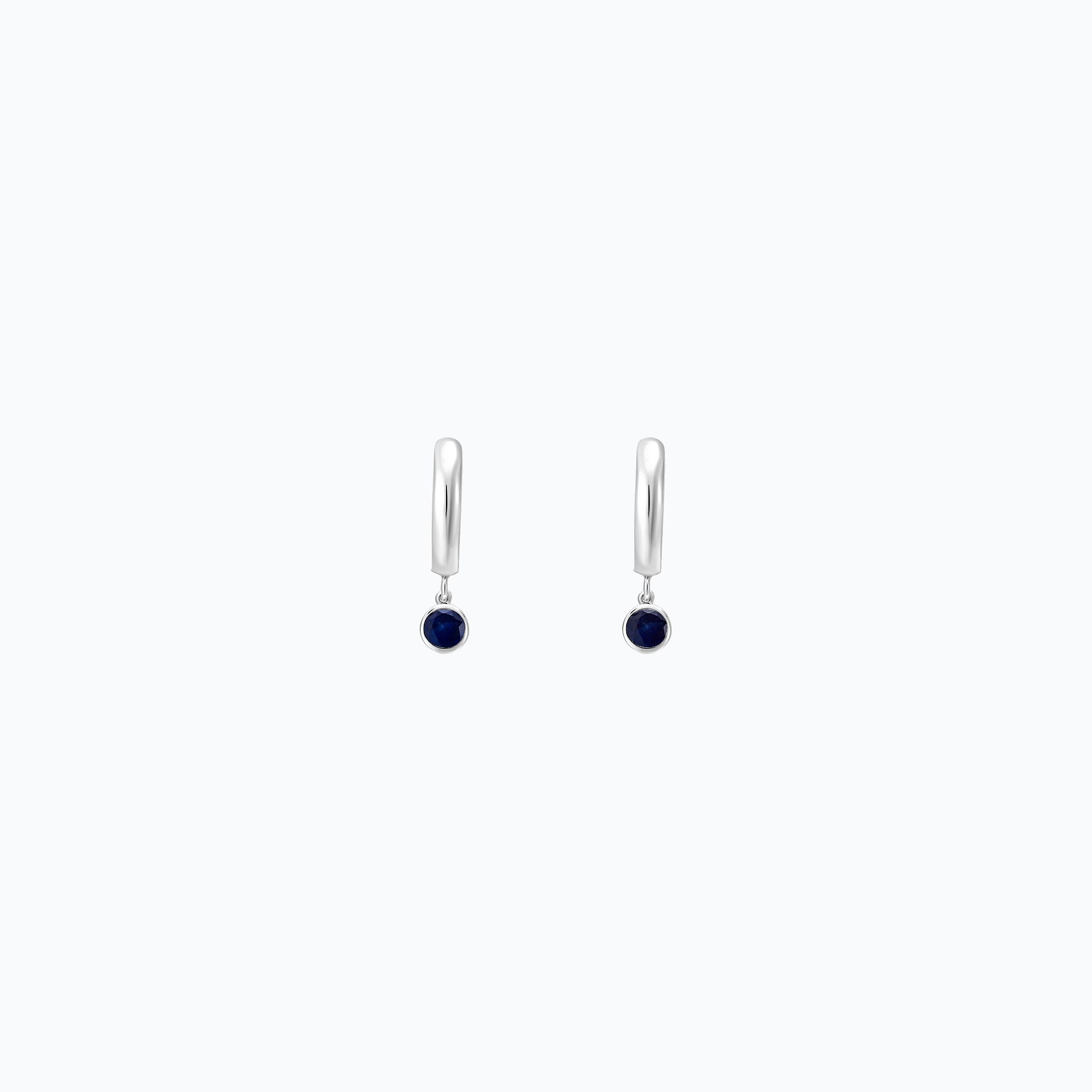 Créoles Yana Hoop Saphir 3.5 mm