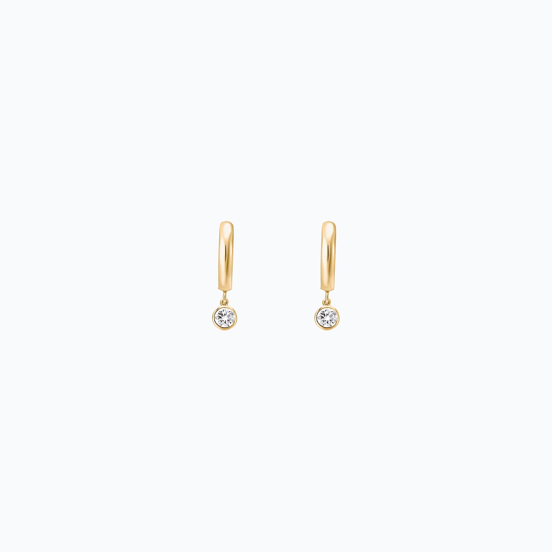 Créoles Yana Hoop Diamant de Synthèse 0.40 carat
