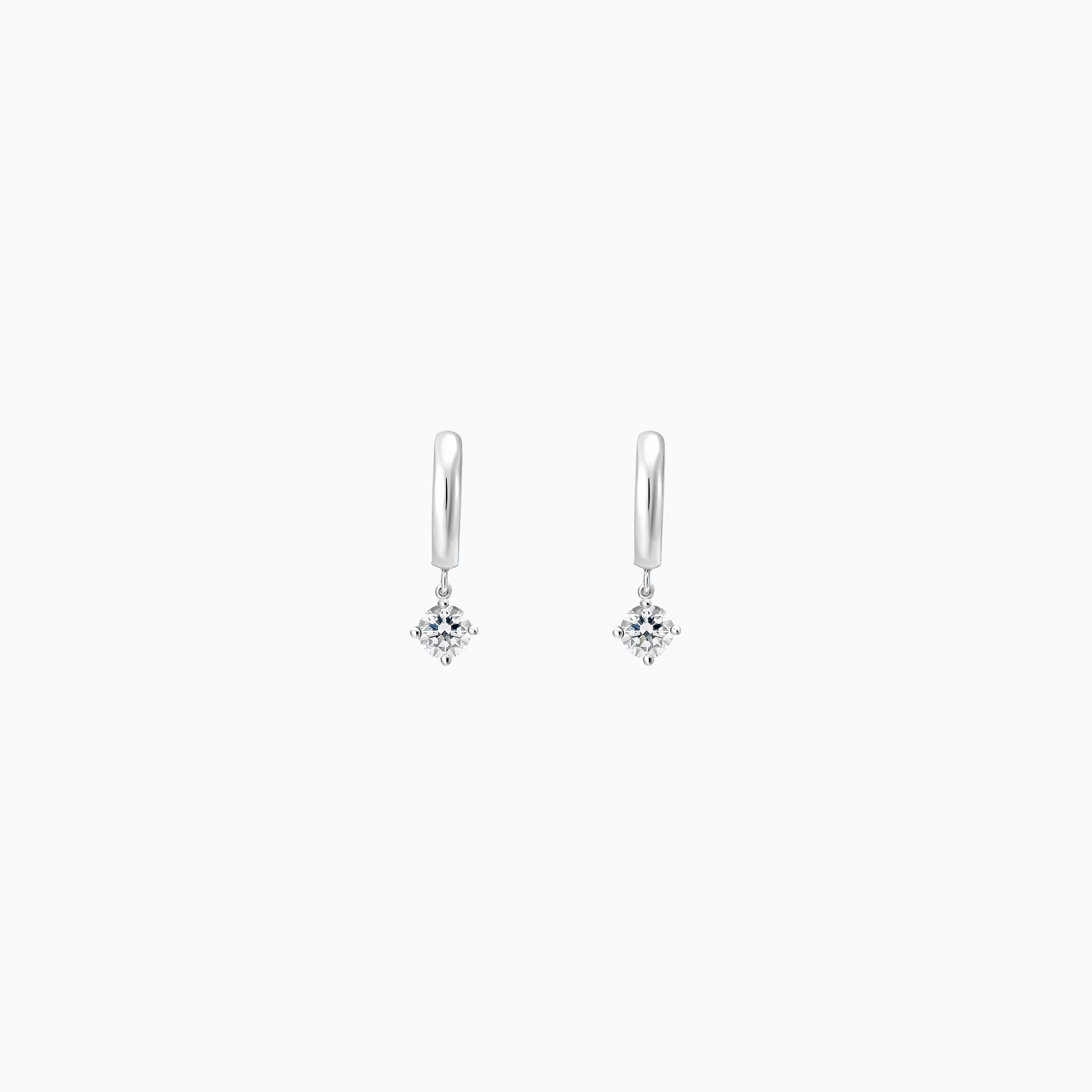 Créoles Yana Square Diamant 0.60 carat