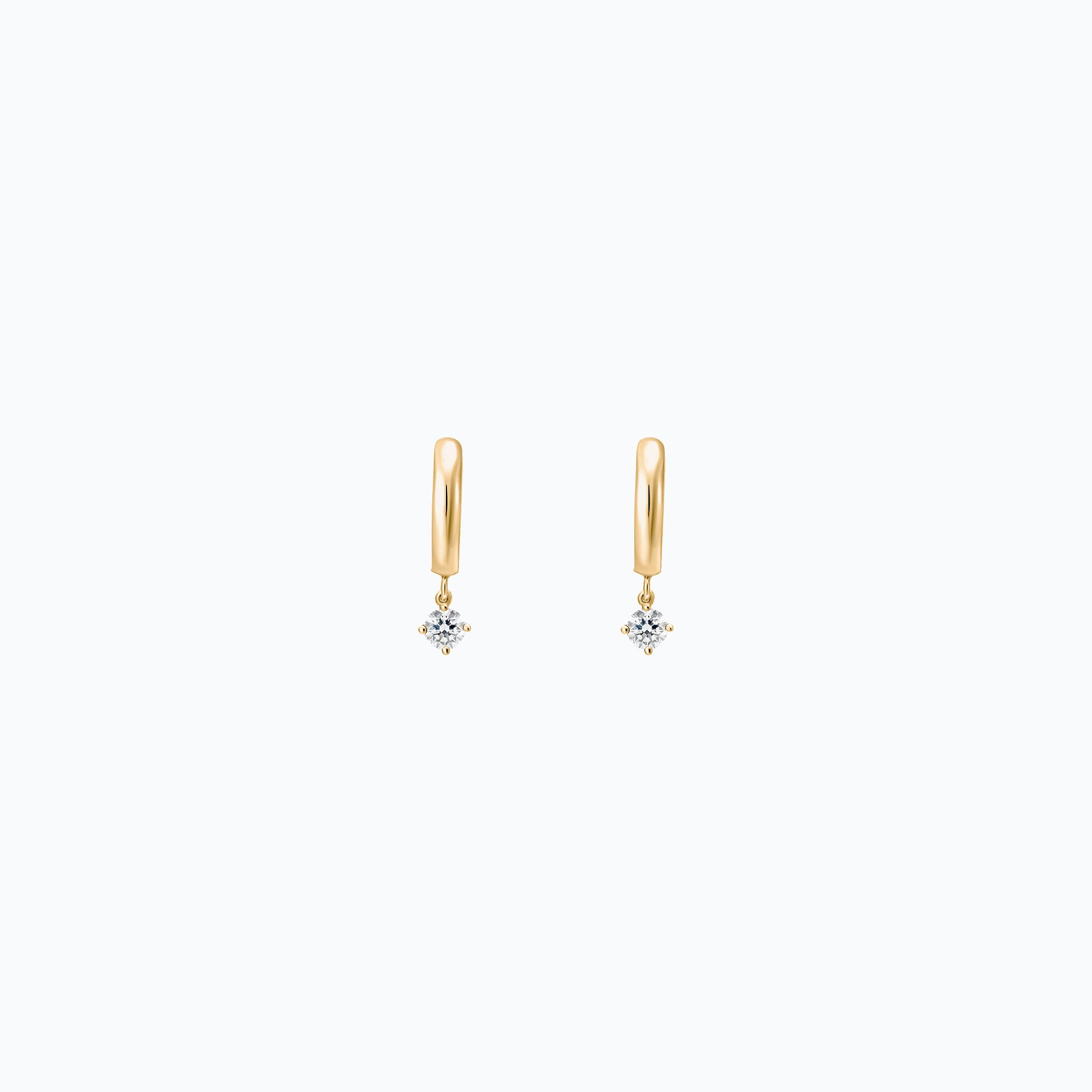 Créoles Yana Square Diamant de Synthèse 0.40 carat