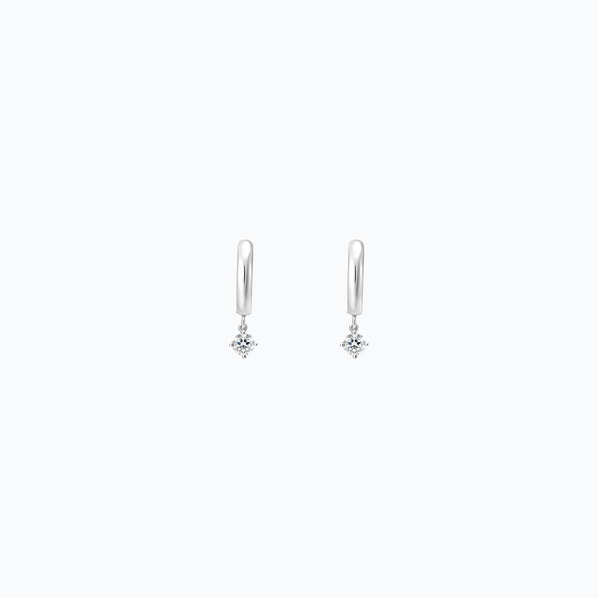 Créoles Yana Square Diamant 0.40 carat