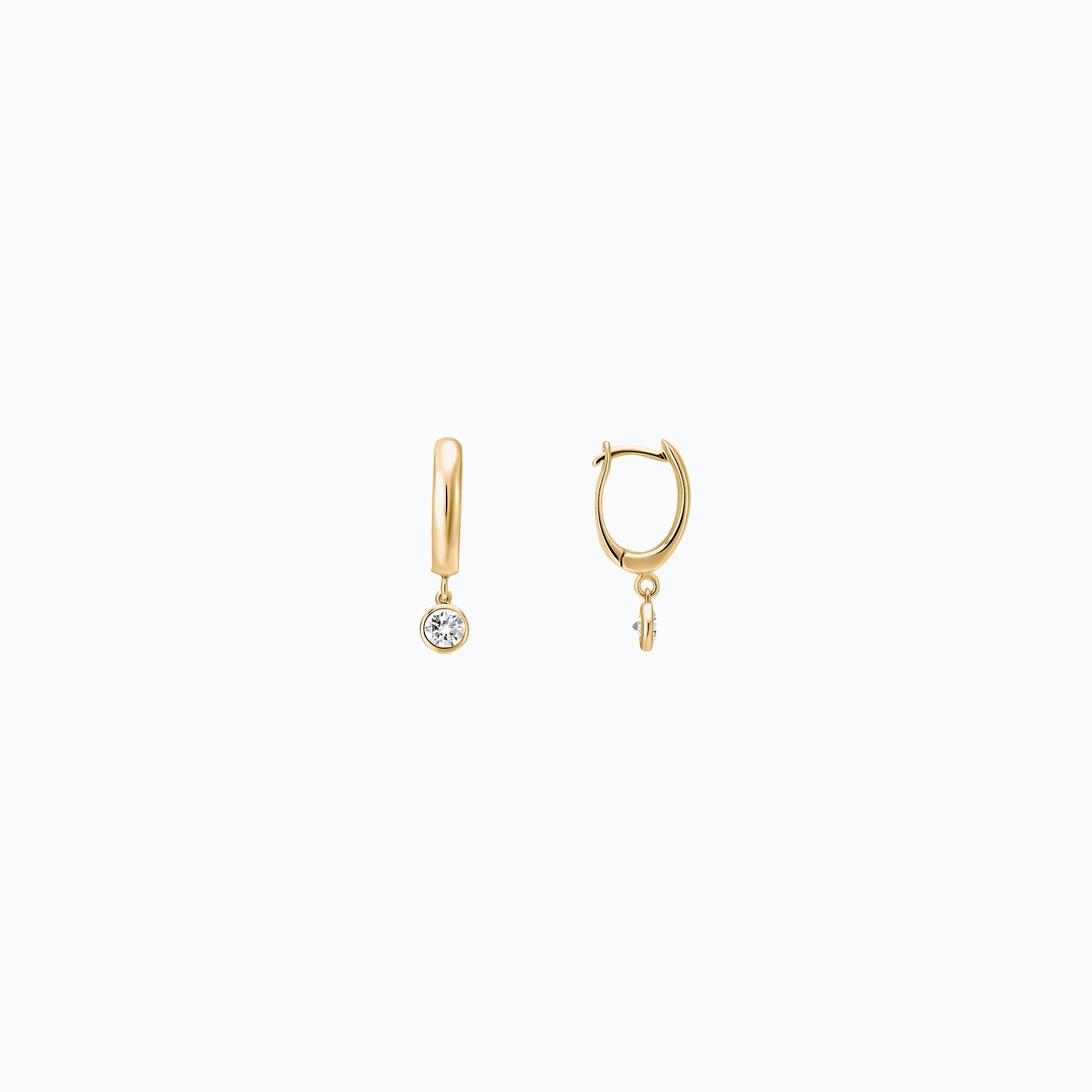 Créoles Yana Hoop Diamant de Synthèse 0.40 carat