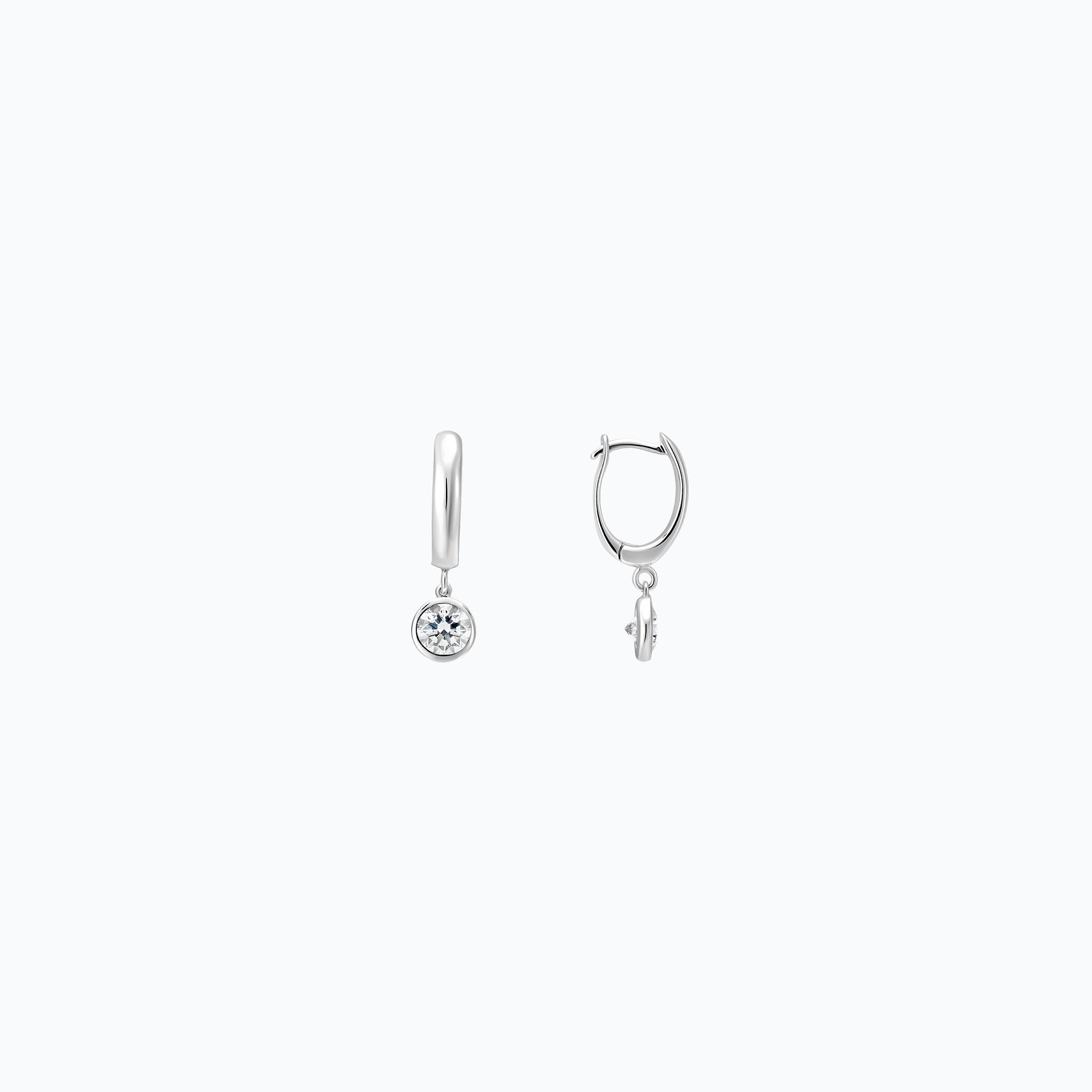 Créoles Yana Hoop Diamant de Synthèse 0.60 carat