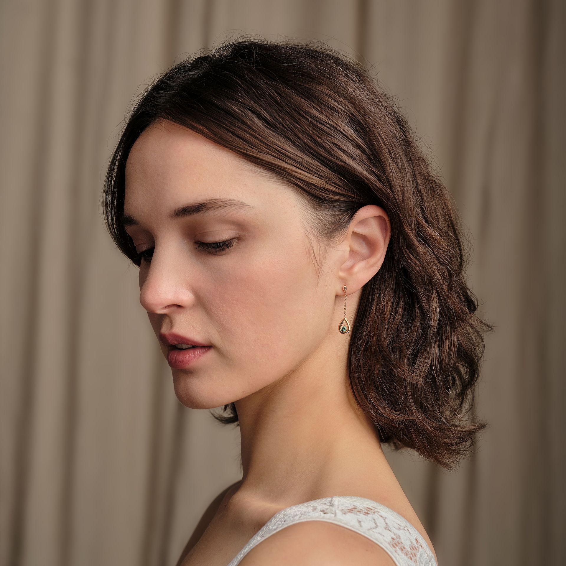 Pendants Jasmin Saphir Vert