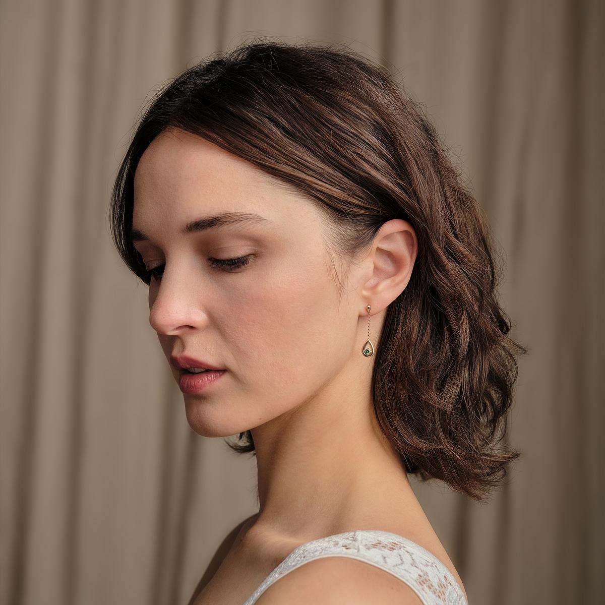 Pendants Jasmin Saphir Vert