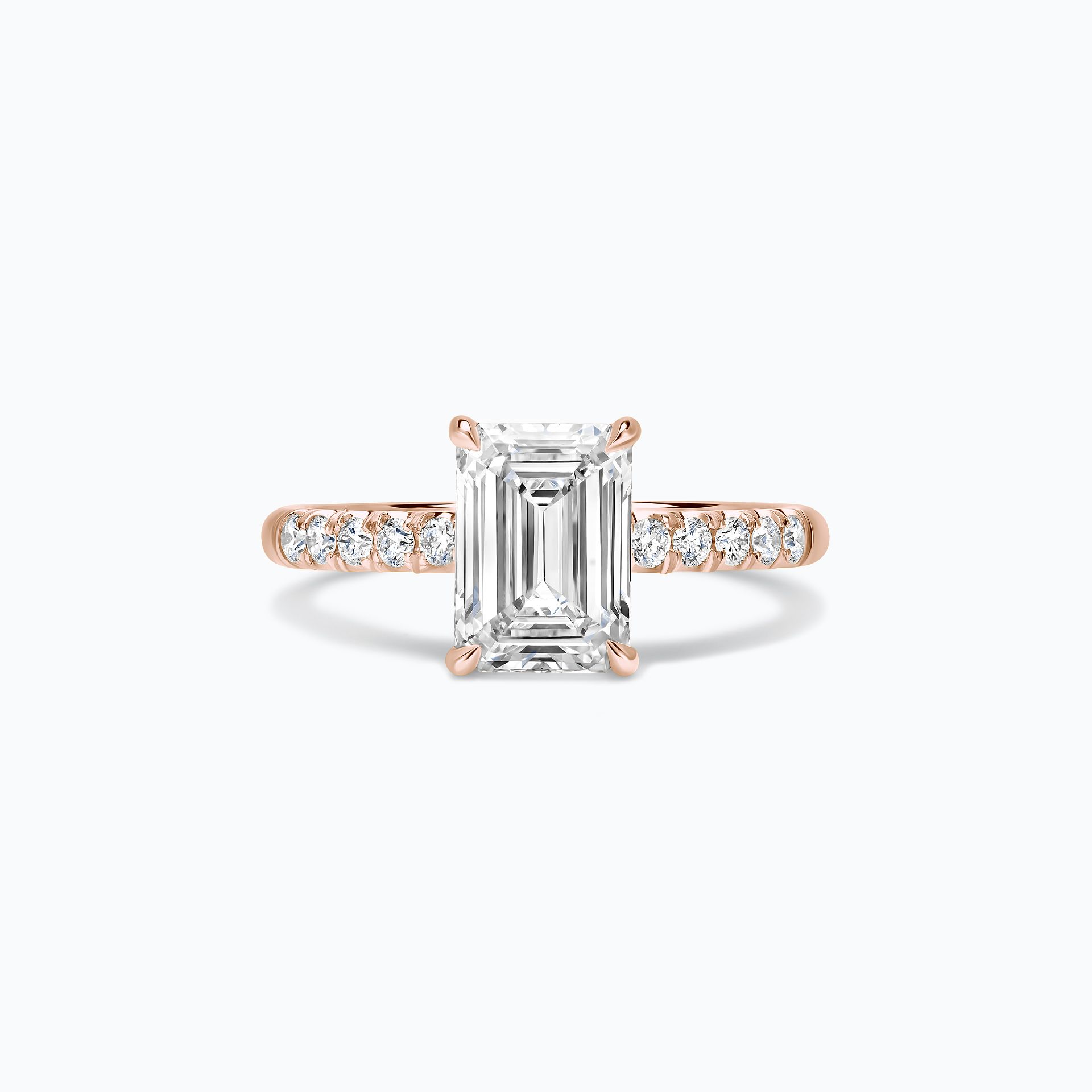Solitaire Pavé Réglisse Diamant de Synthèse