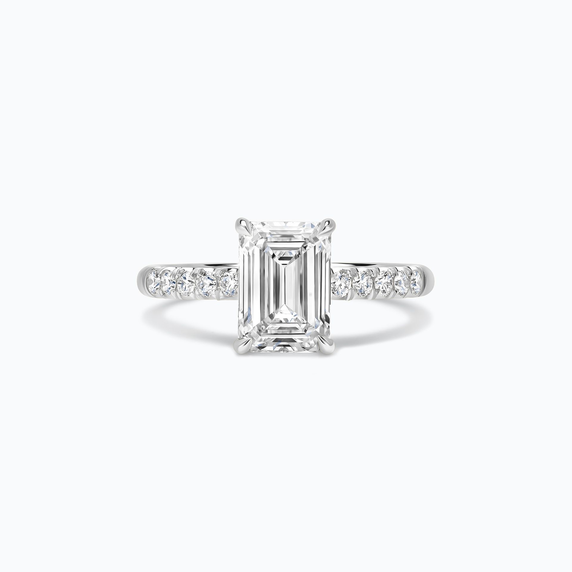 Solitaire Pavé Réglisse Diamant de Synthèse