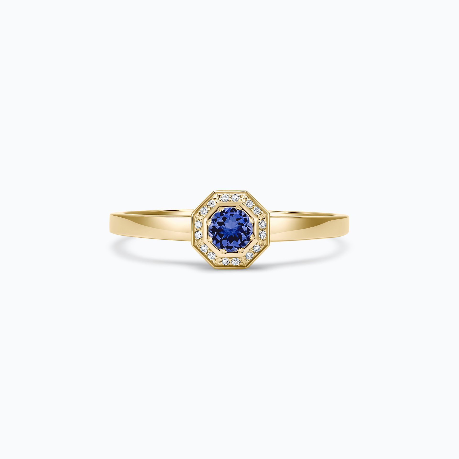 Solitaire Octogone Tanzanite