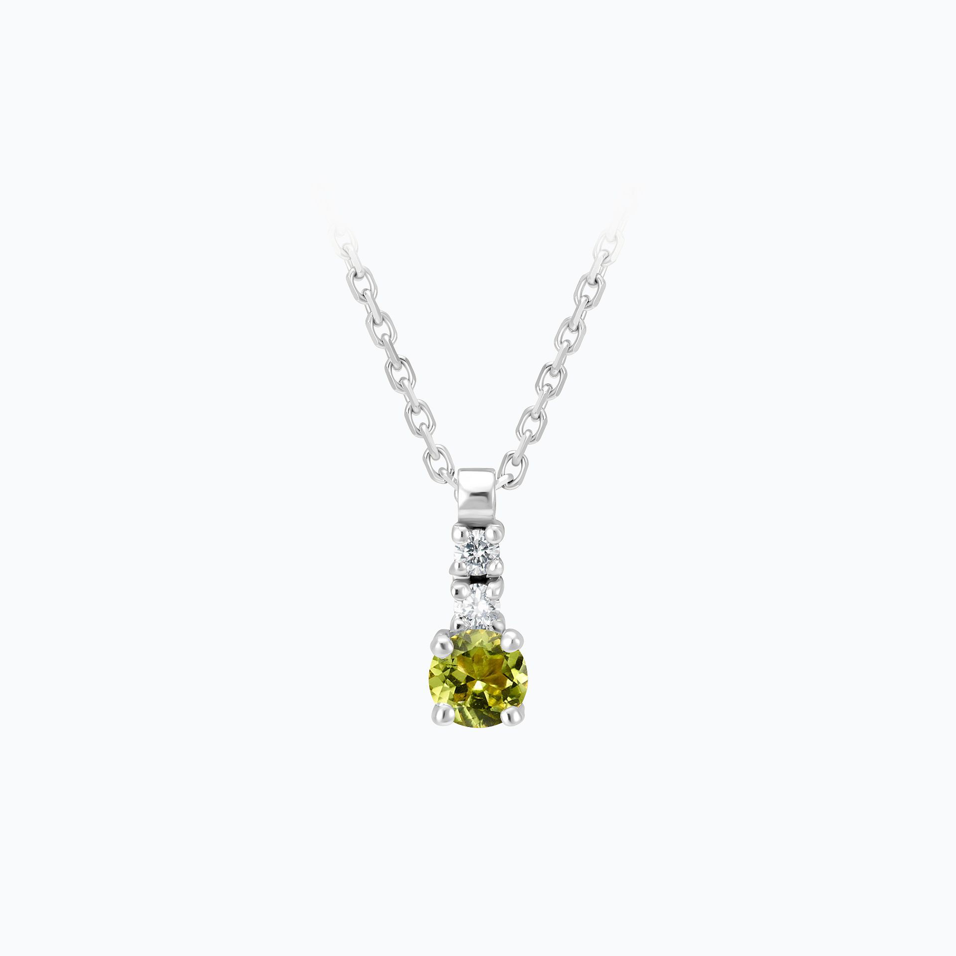 Collier Cosmos Péridot