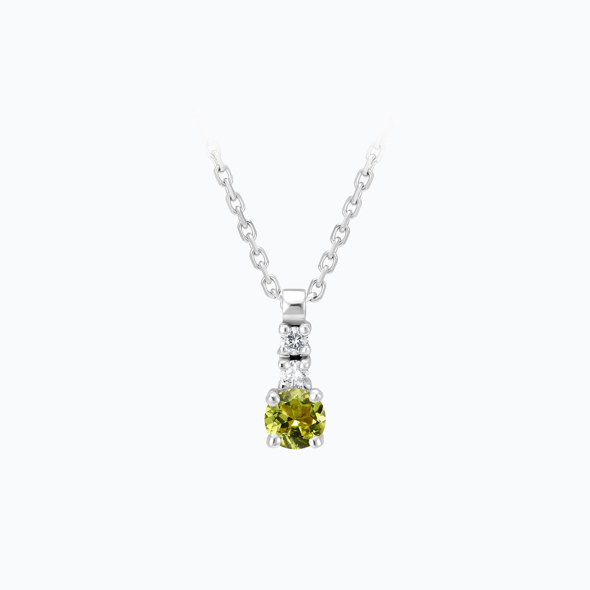 Collier Cosmos Péridot