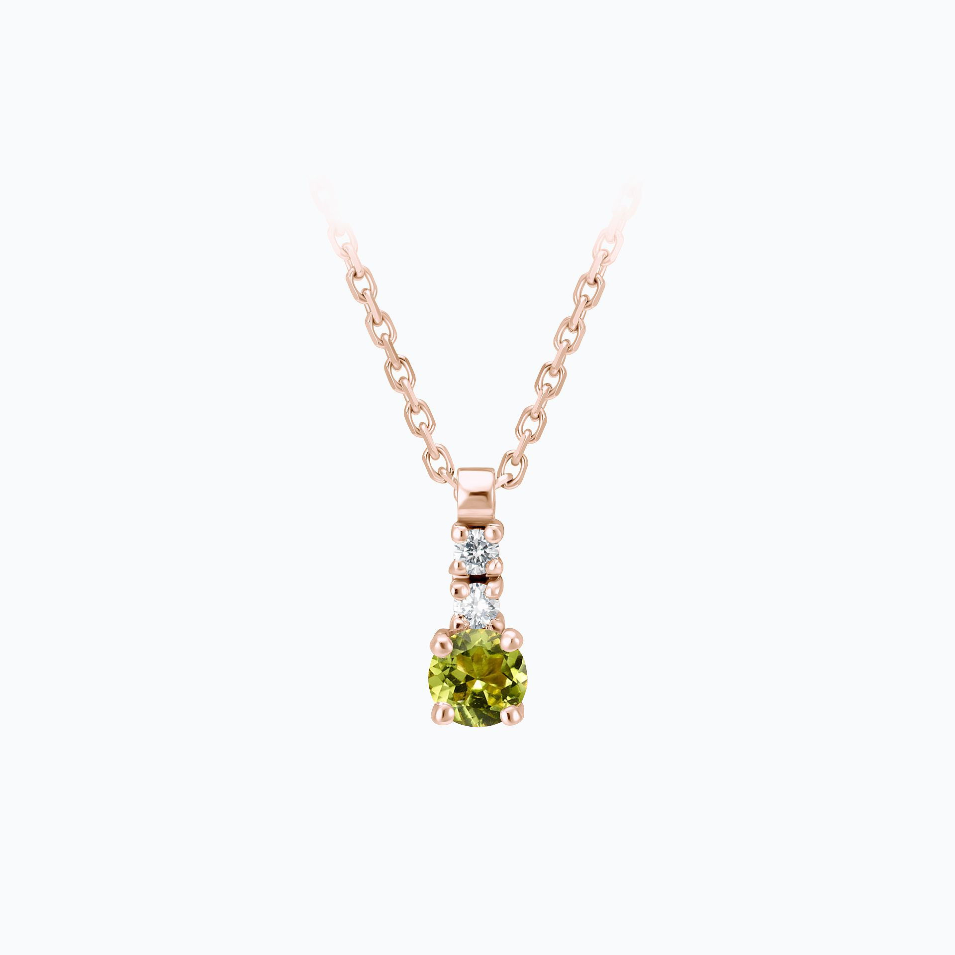 Collier Cosmos Péridot