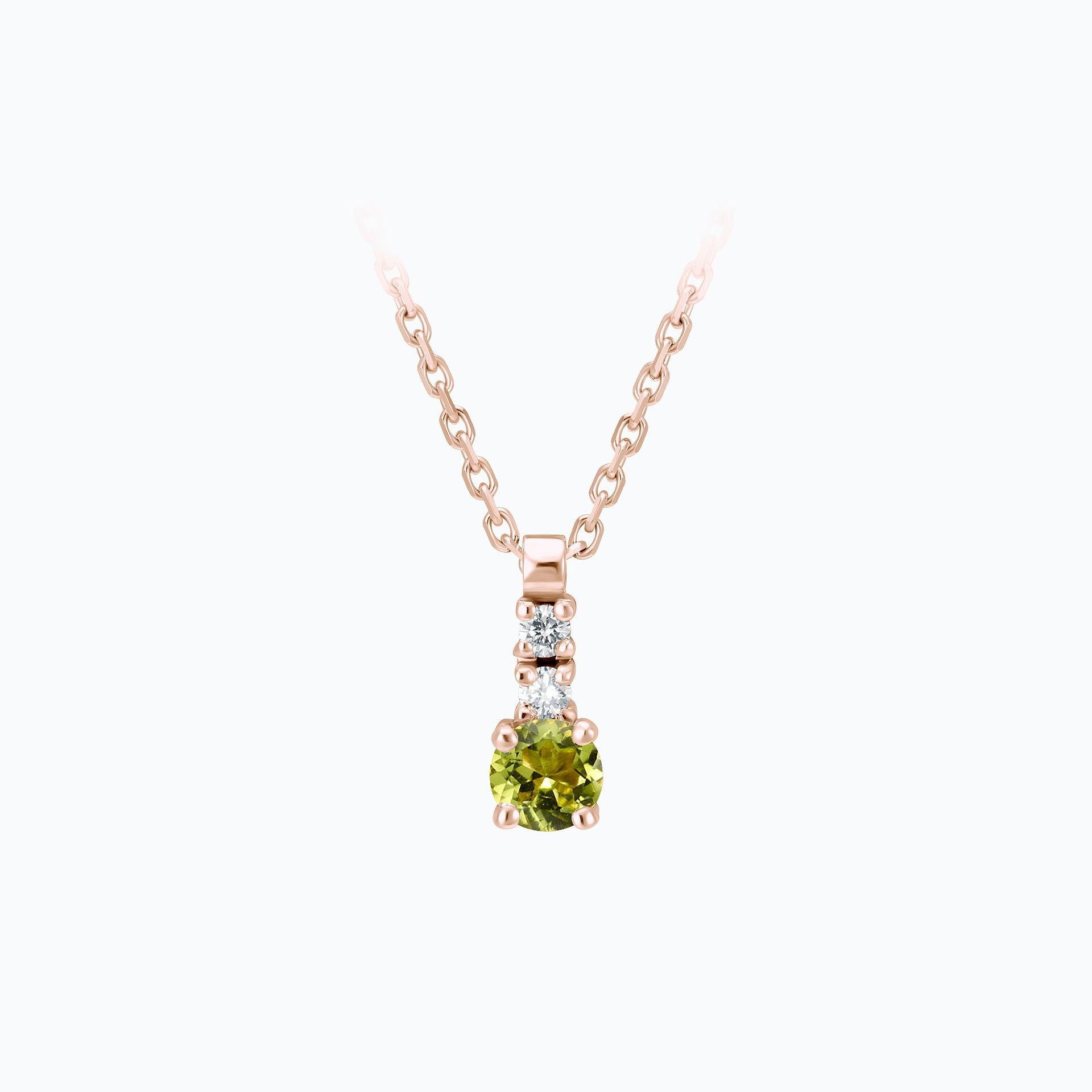 Collier Cosmos Péridot