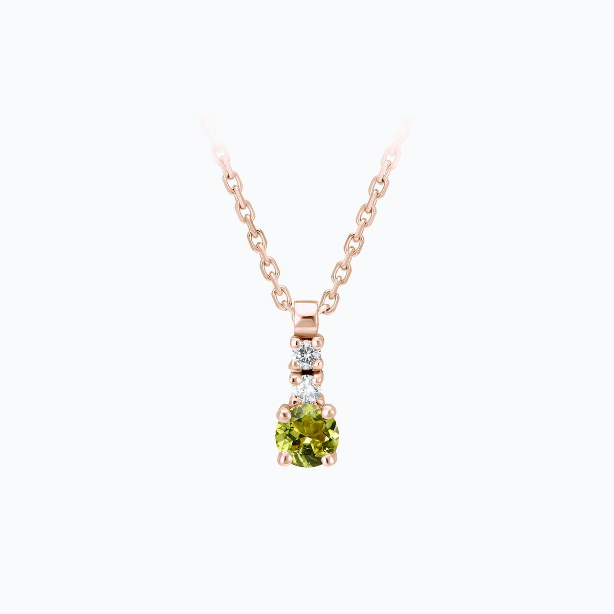 Collier Cosmos Péridot