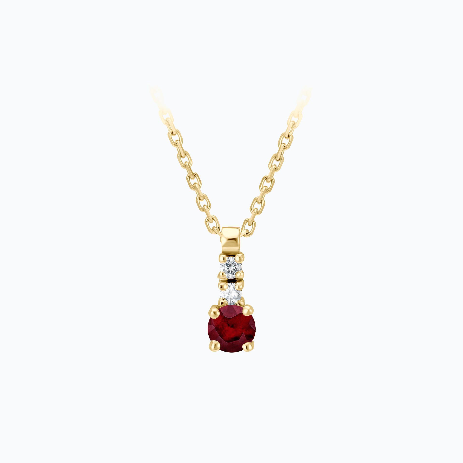 Collier Cosmos Rubis