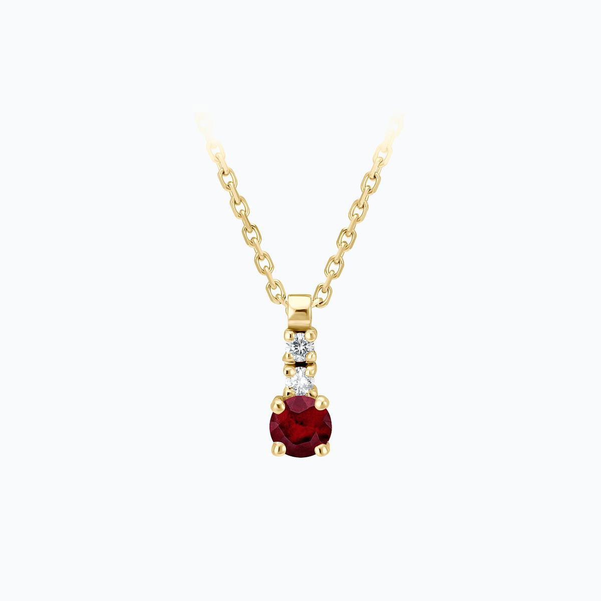Collier Cosmos Rubis