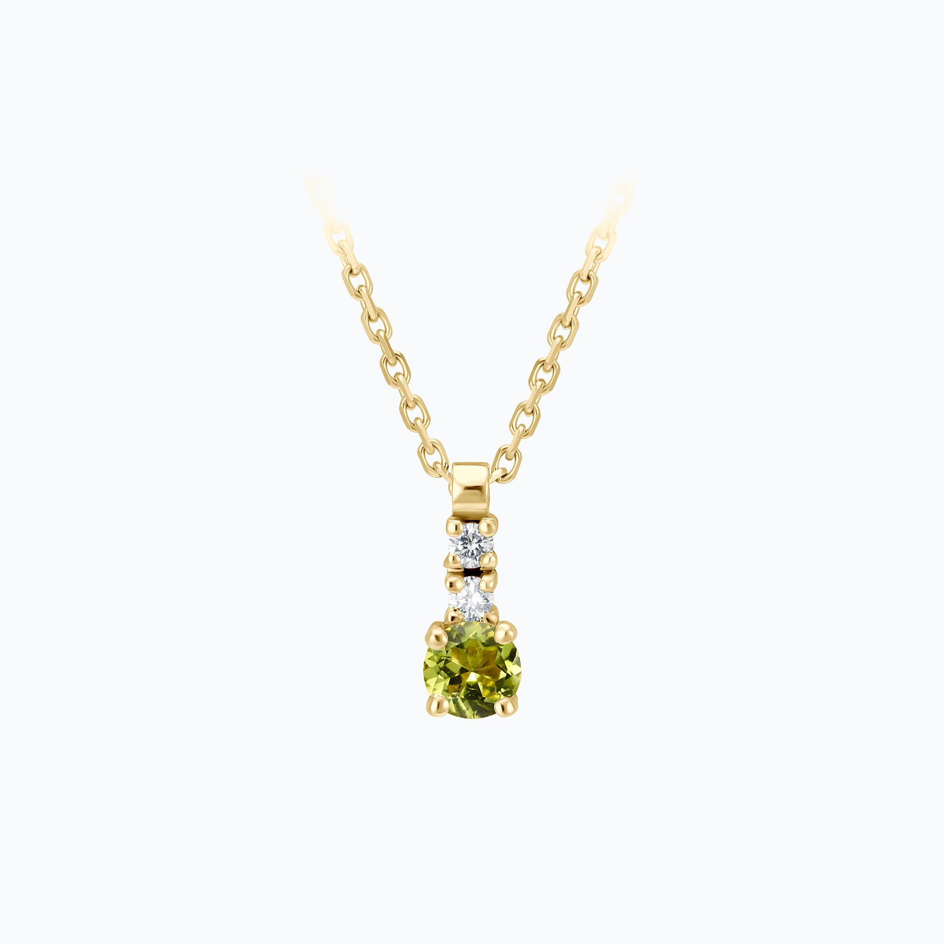 Collier Cosmos Péridot
