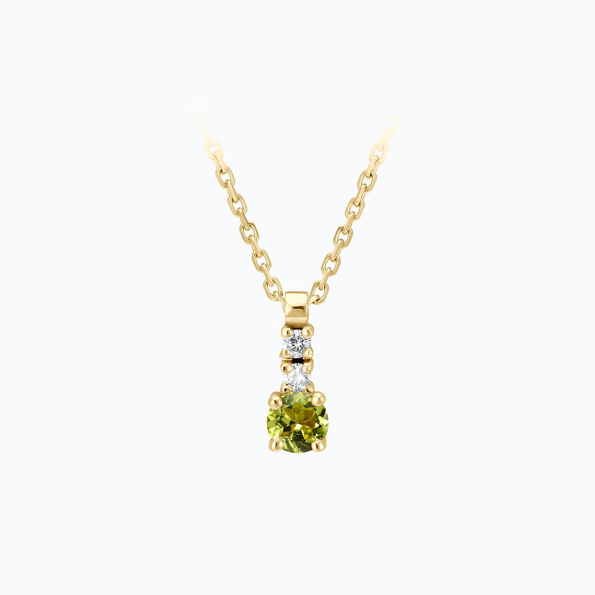 Collier Cosmos Péridot