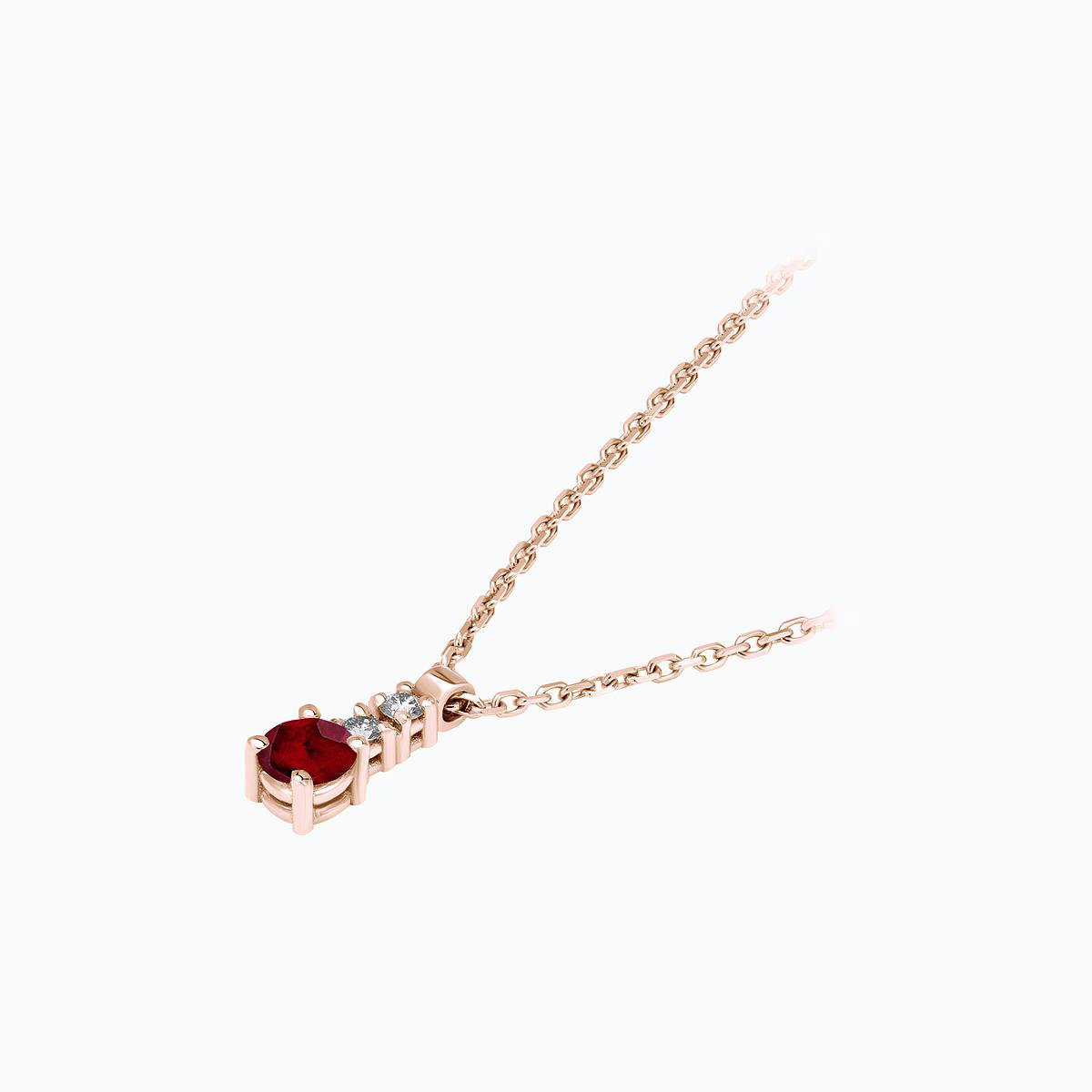 Collier Cosmos Rubis