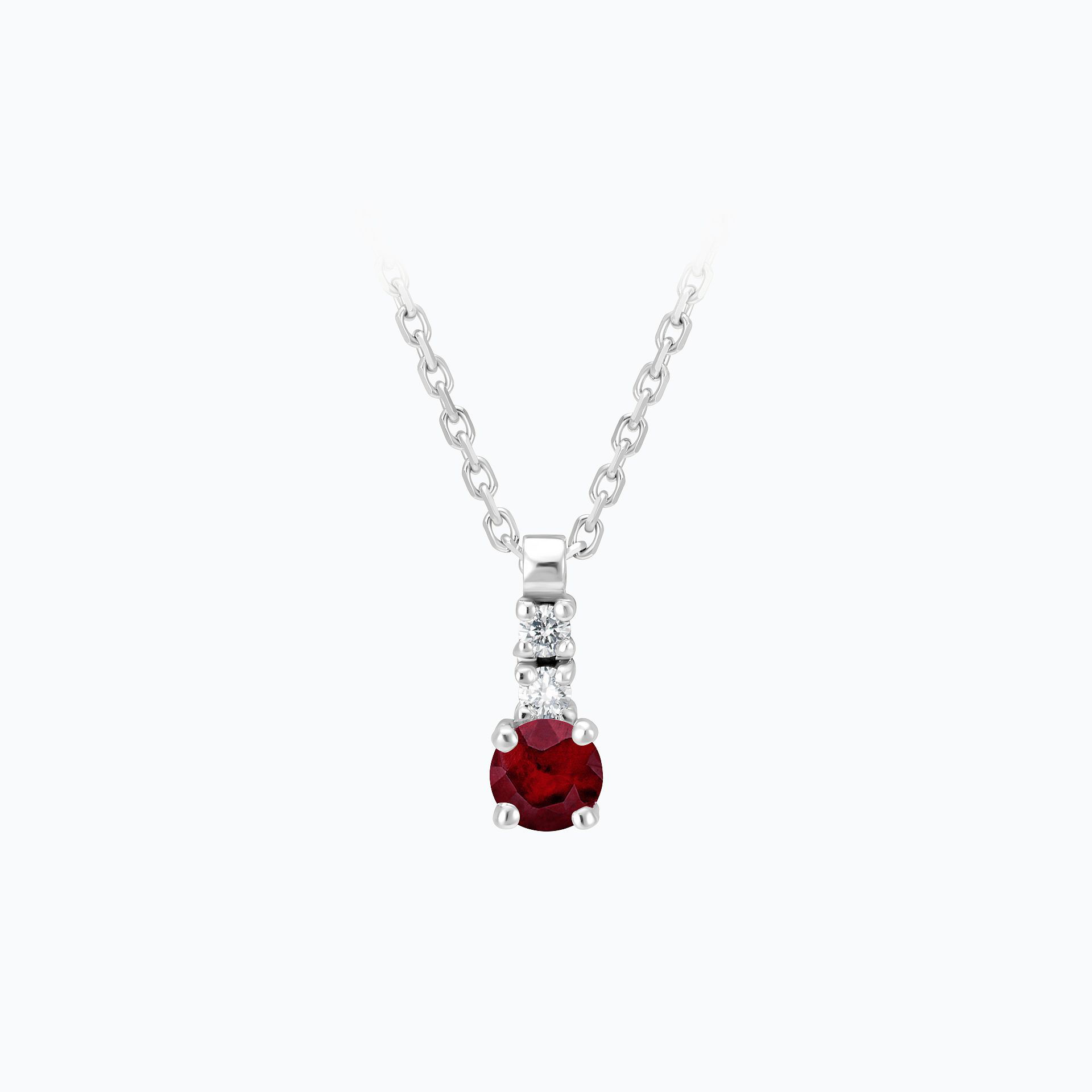 Collier Cosmos Rubis