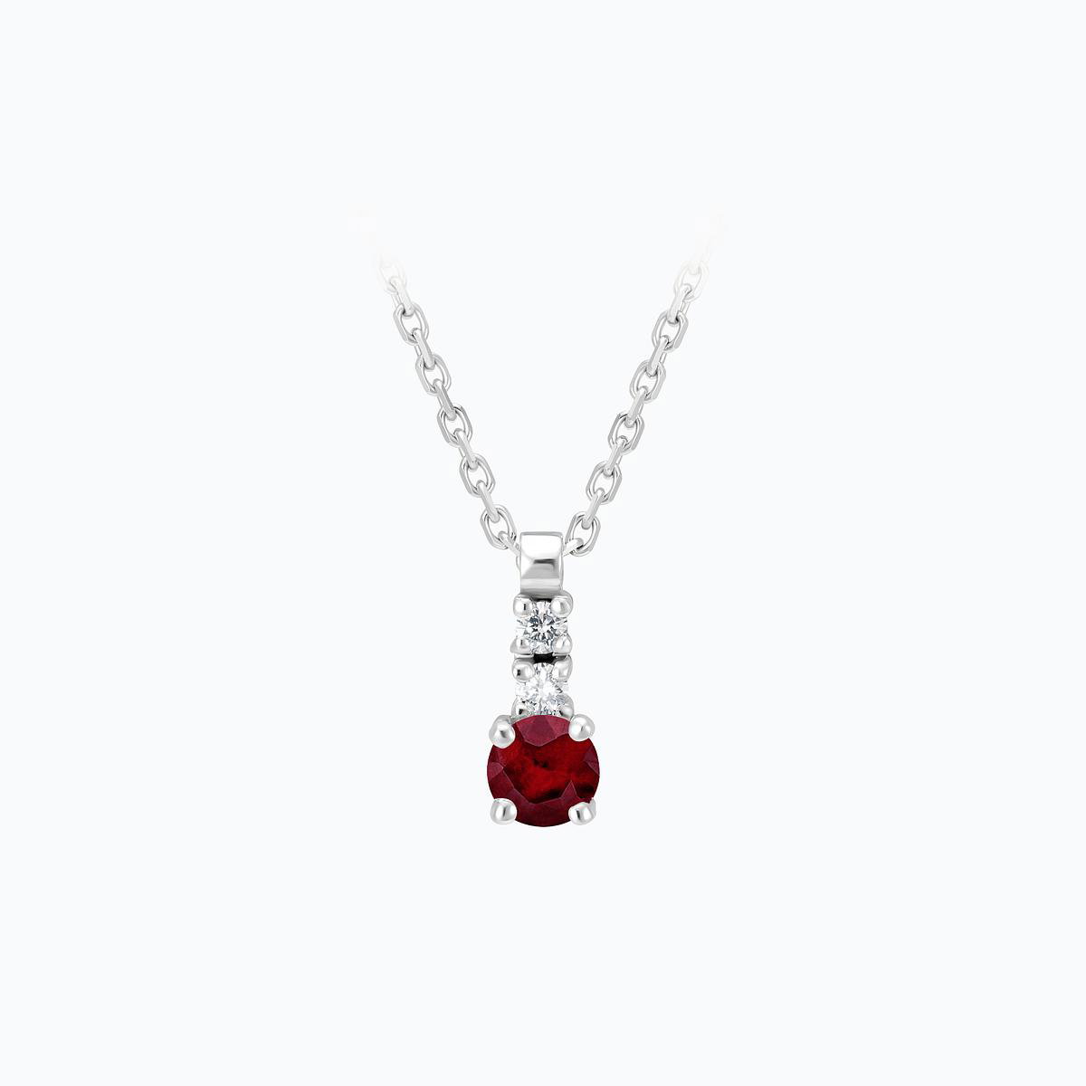 Collier Cosmos Rubis