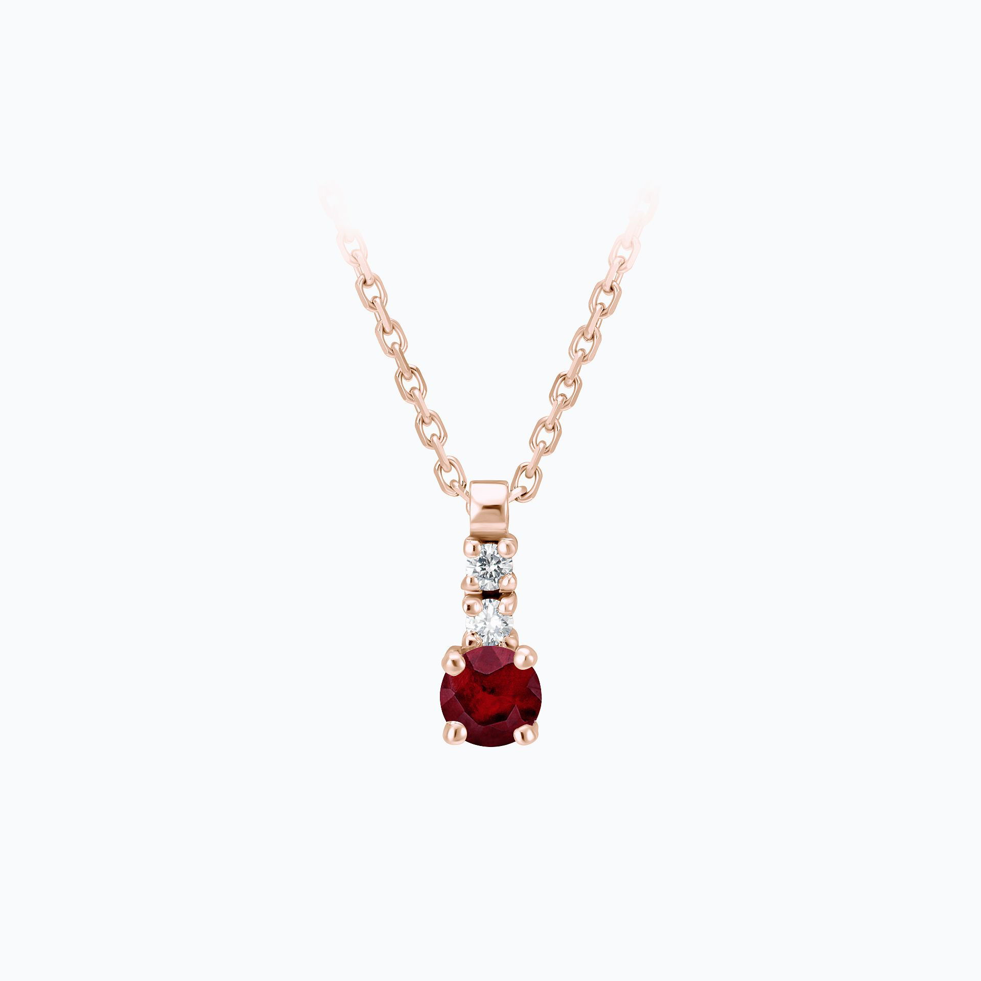 Collier Cosmos Rubis