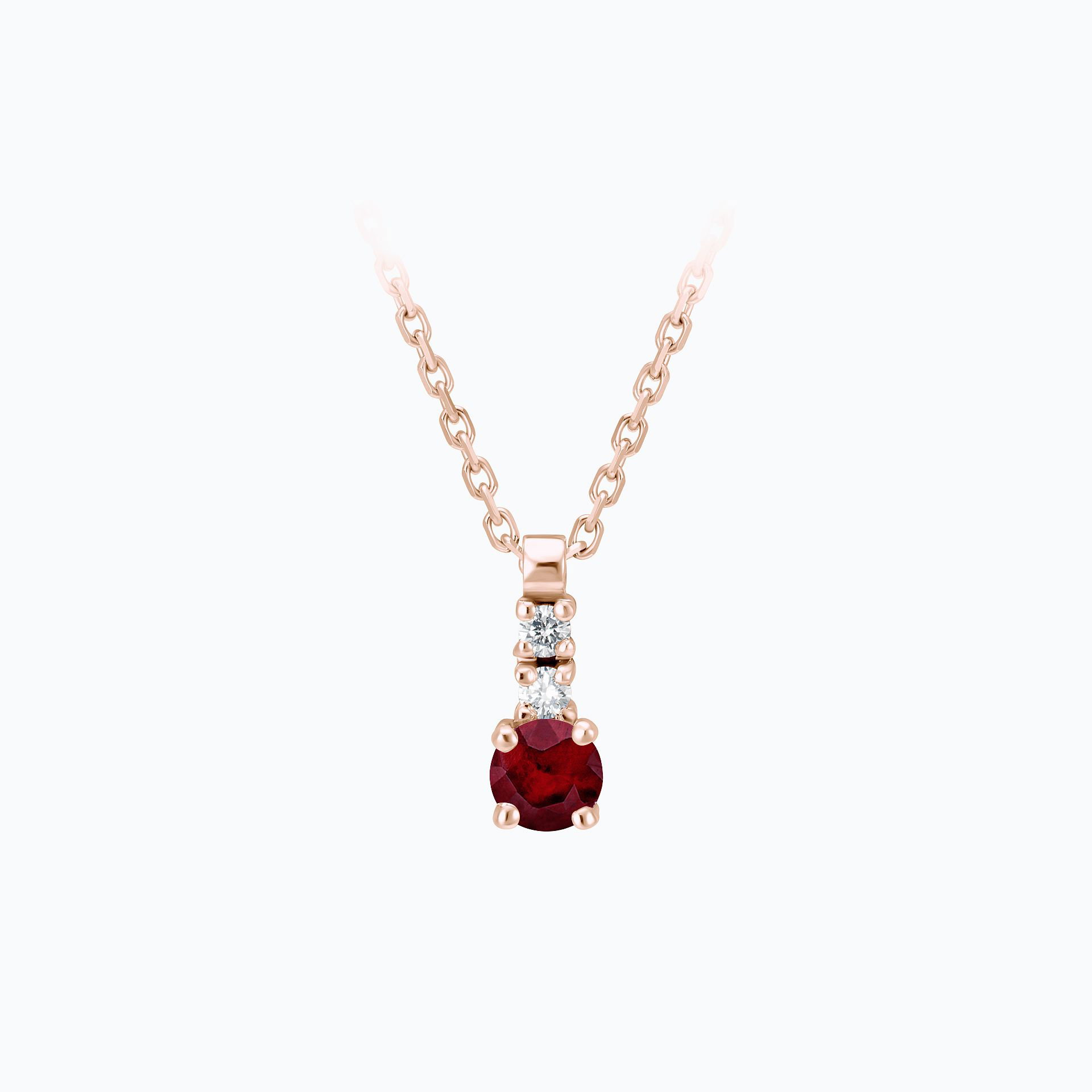 Collier Cosmos Rubis