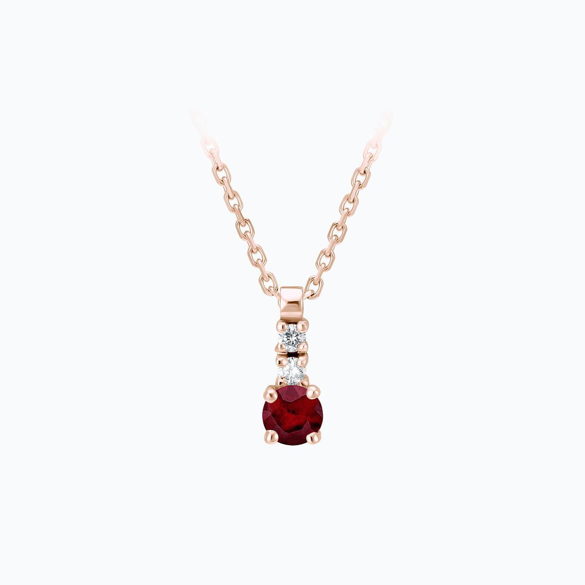 Collier Cosmos Rubis