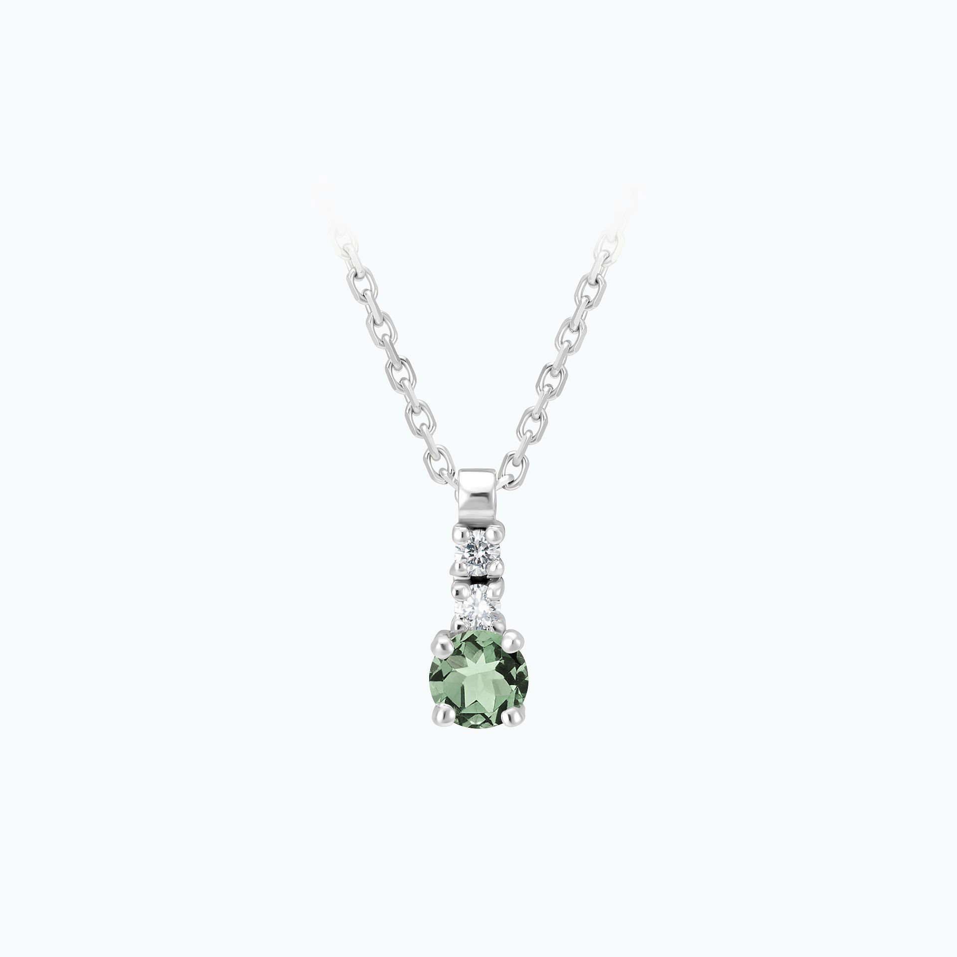 Collier Cosmos Saphir Vert