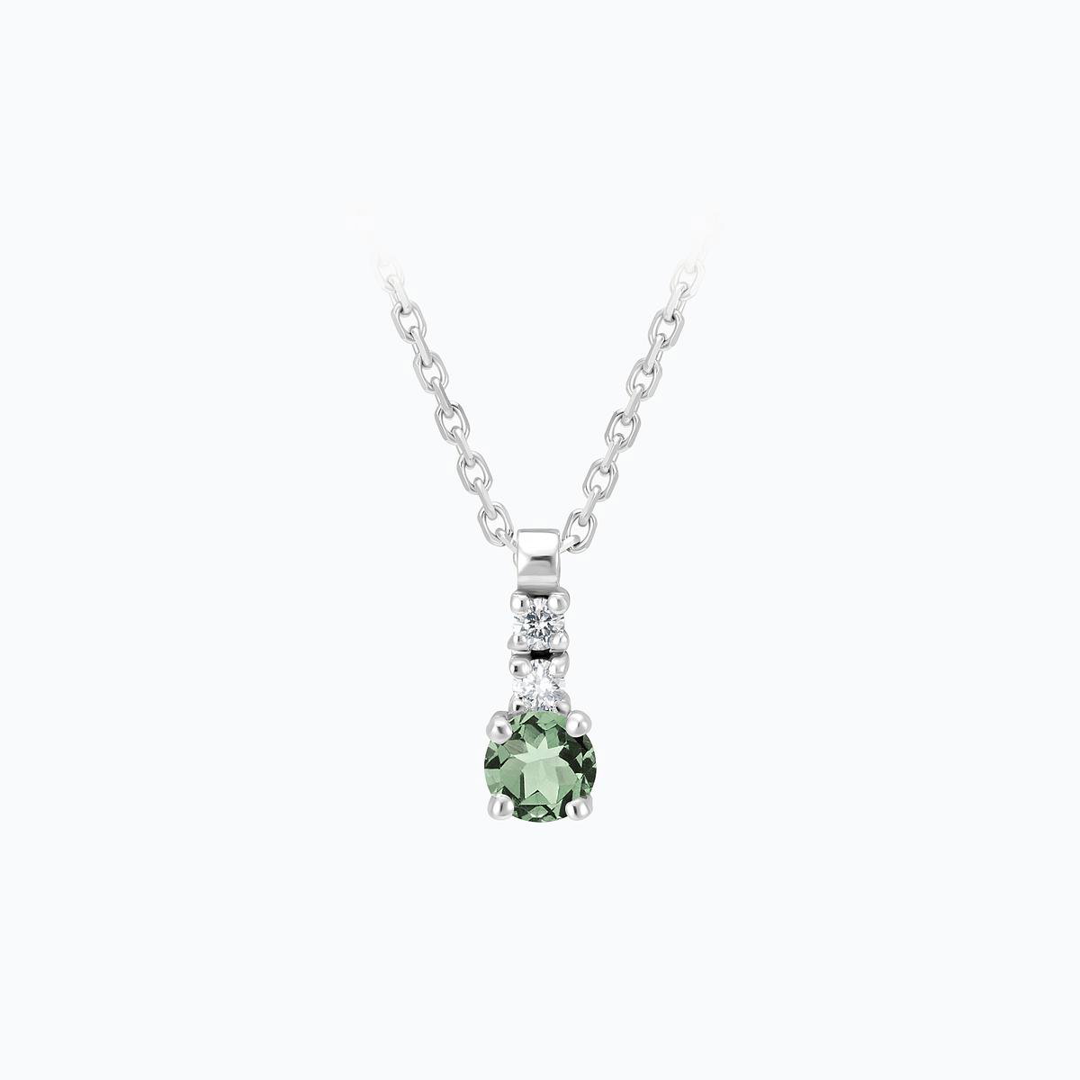 Collier Cosmos Saphir Vert