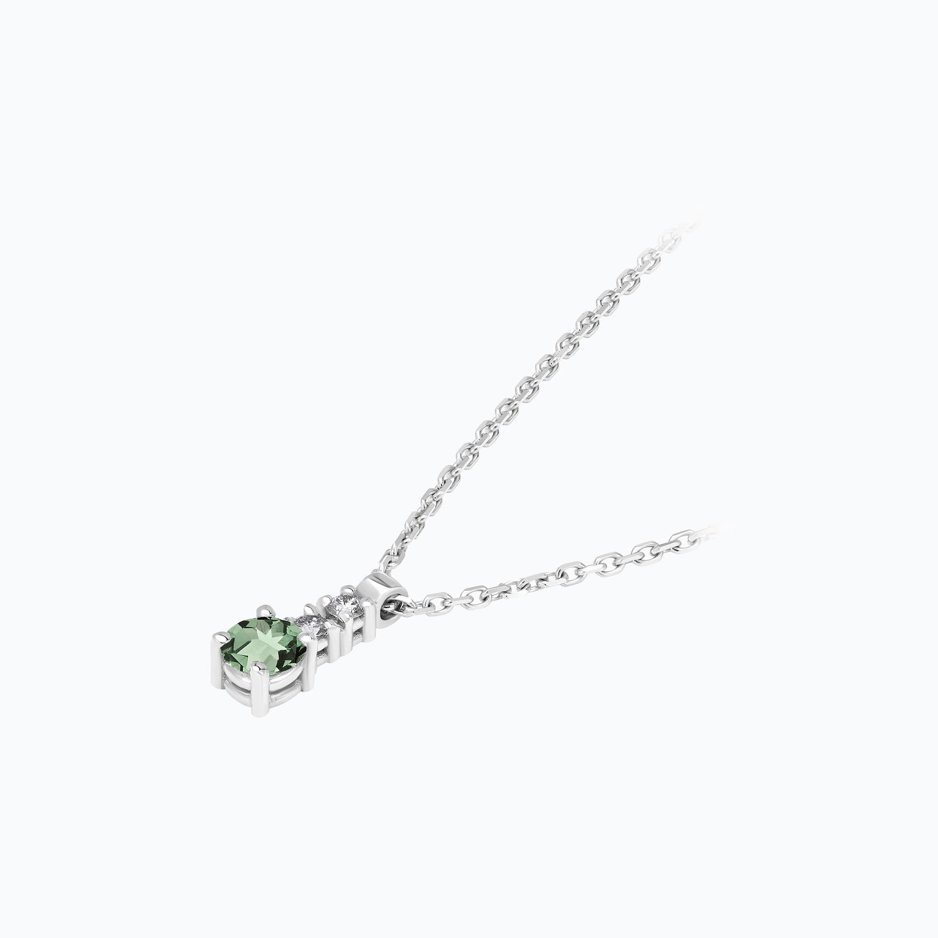 Collier Cosmos Saphir Vert