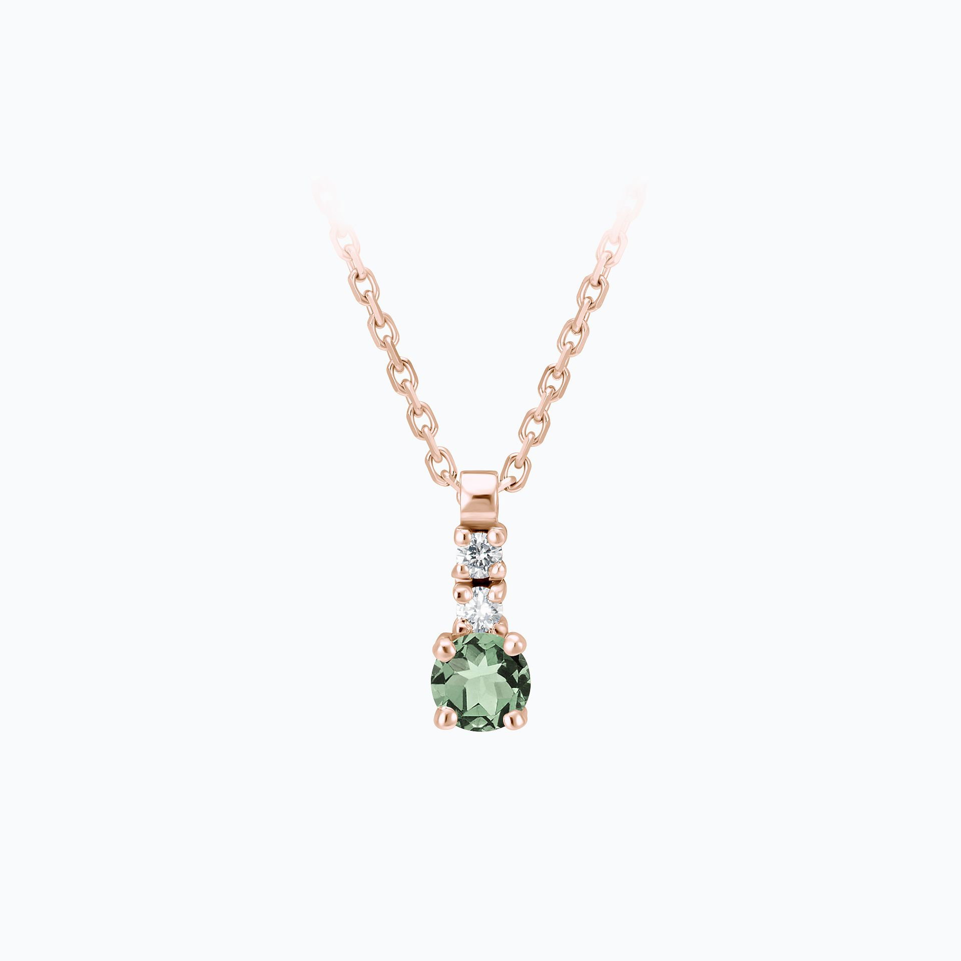 Collier Cosmos Saphir Vert