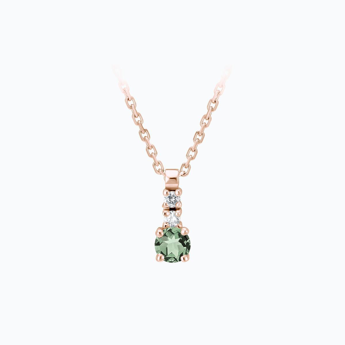 Collier Cosmos Saphir Vert
