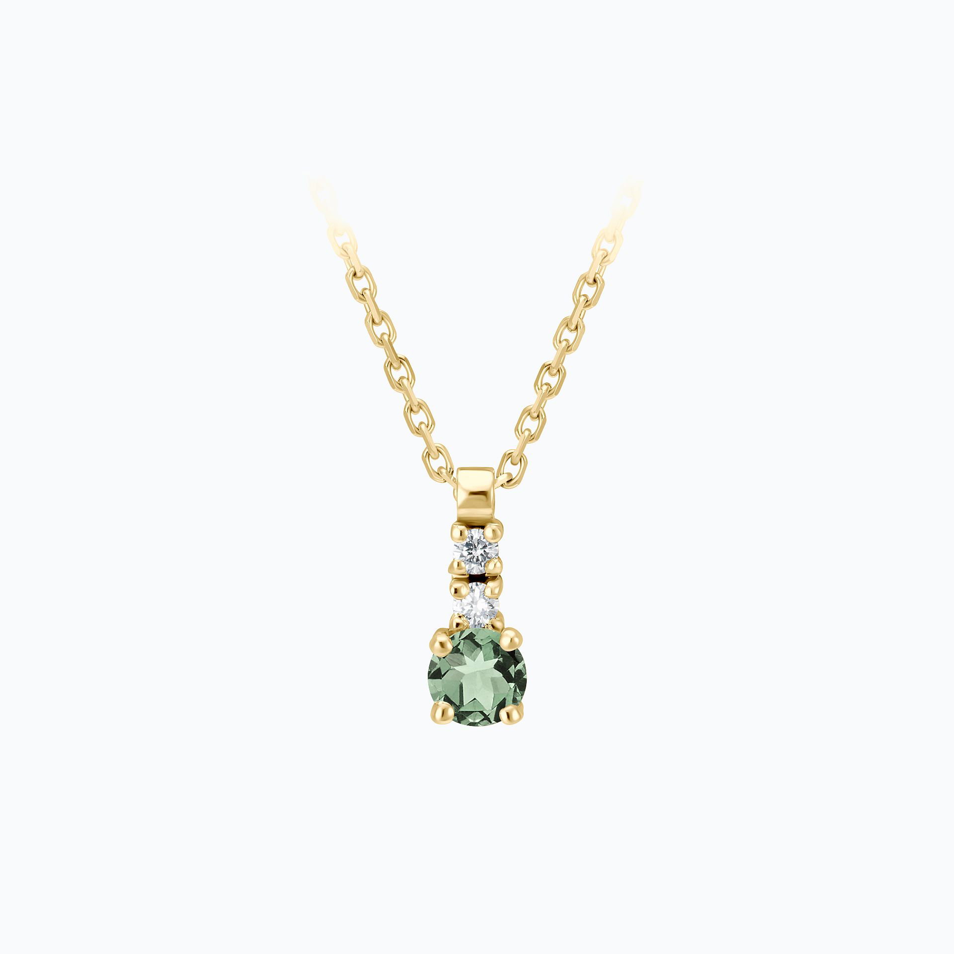 Collier Cosmos Saphir Vert